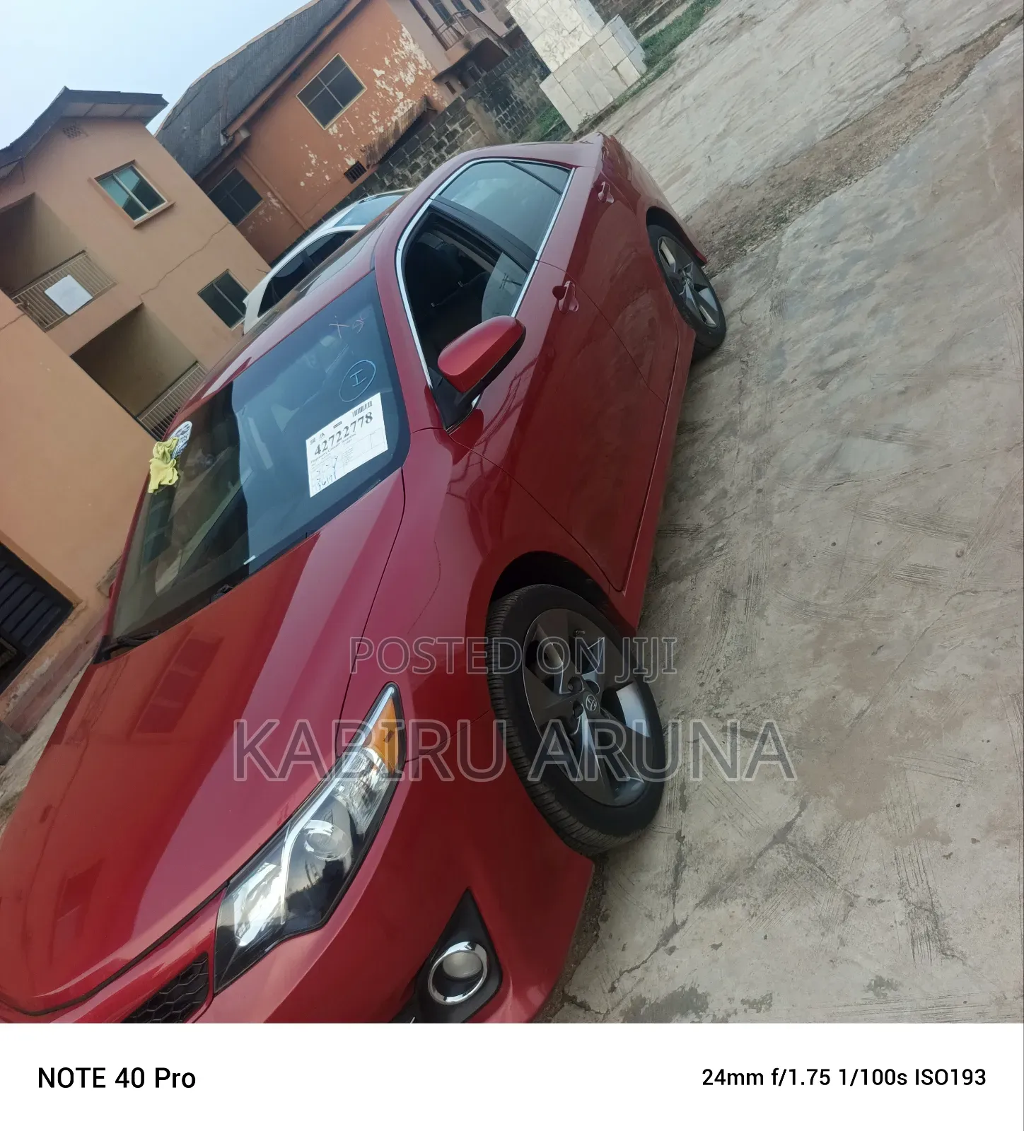 Toyota Camry 2012 Red