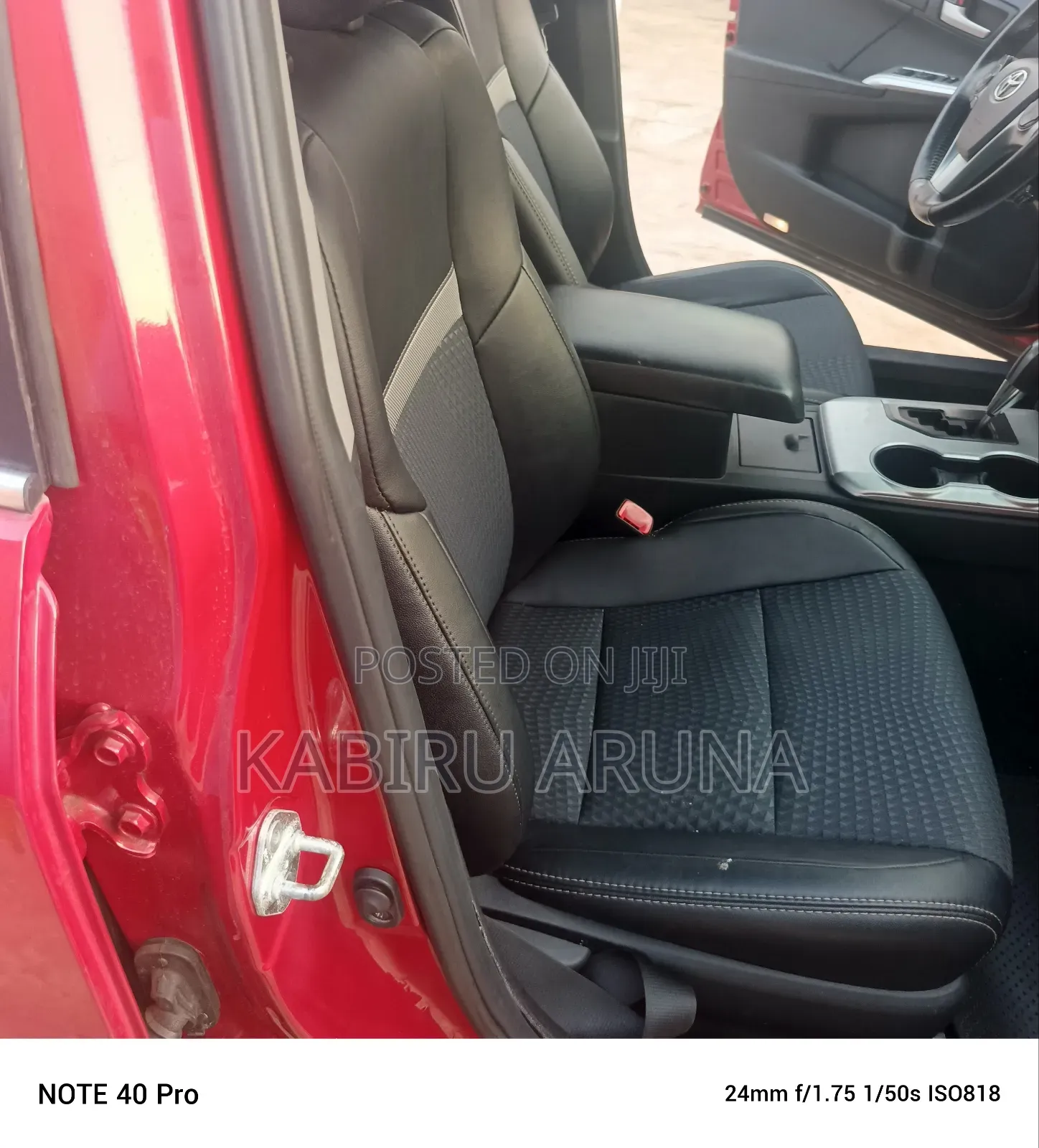 Toyota Camry 2012 Red