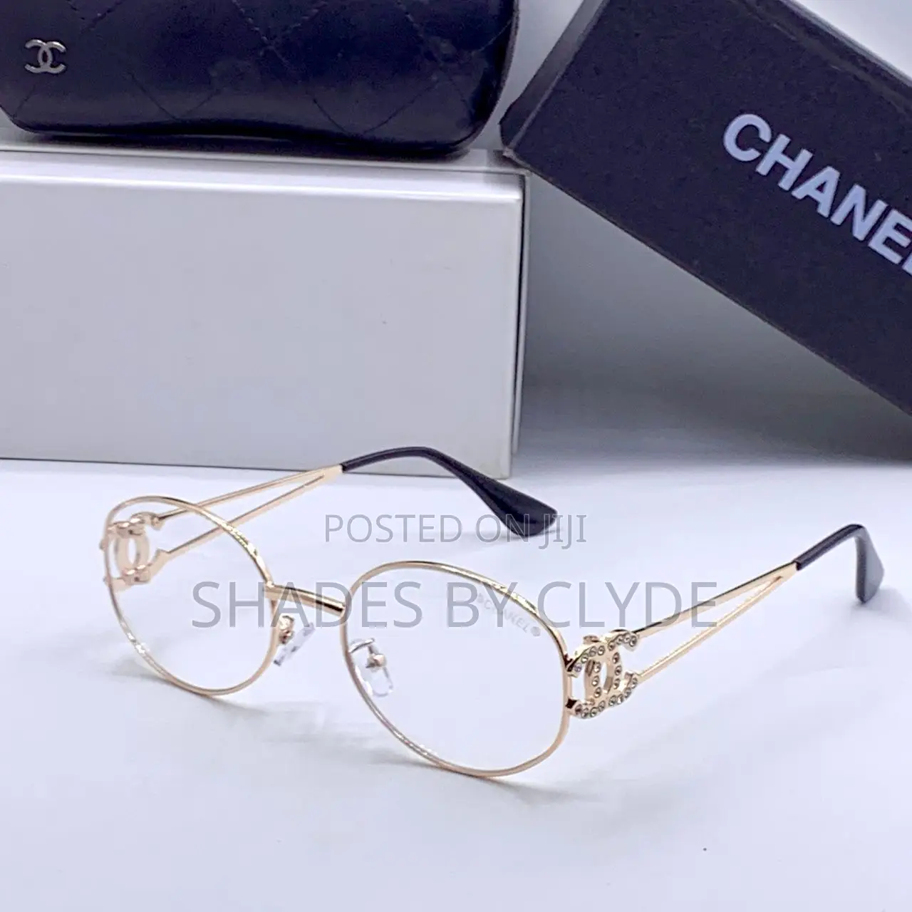 Chanel Sunglasses - Gold Frame, Brown Lenses - Brand New!