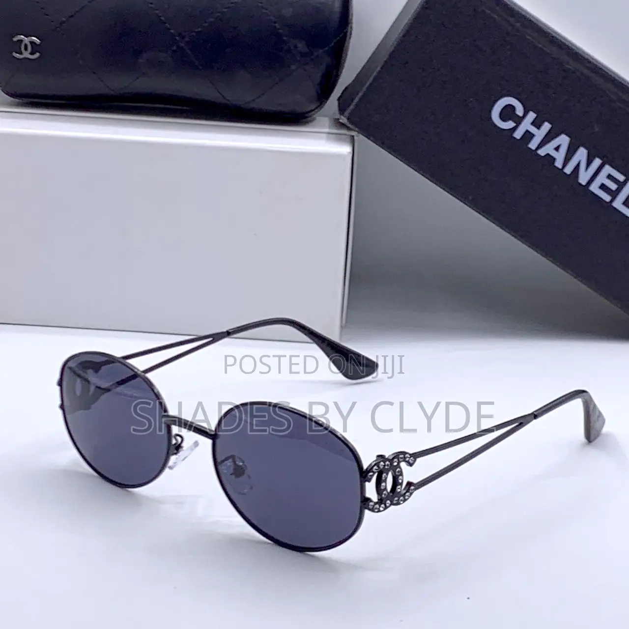 Chanel Sunglasses - Gold Frame, Brown Lenses - Brand New!