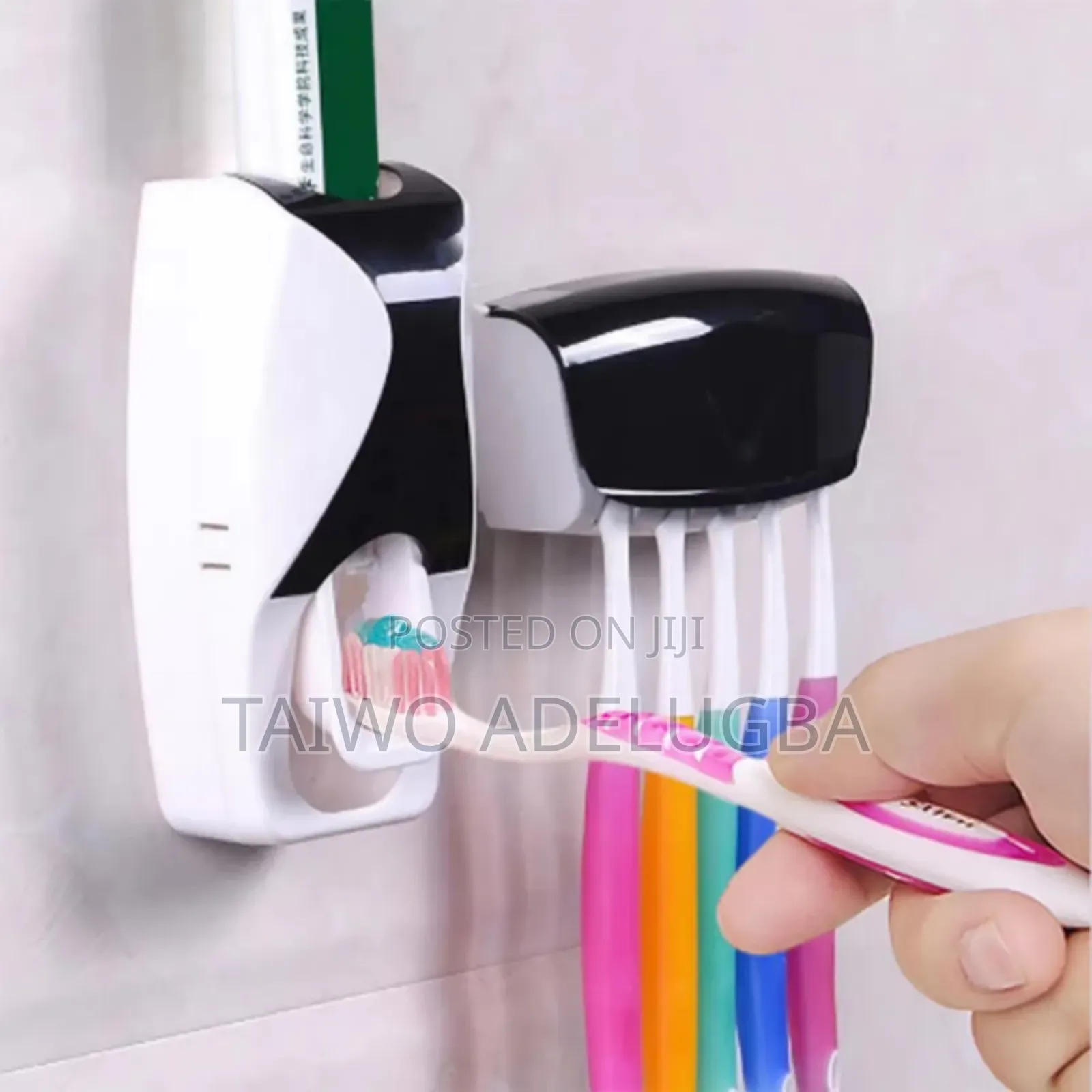 Tooth Brush and Toothpaste Dispenser