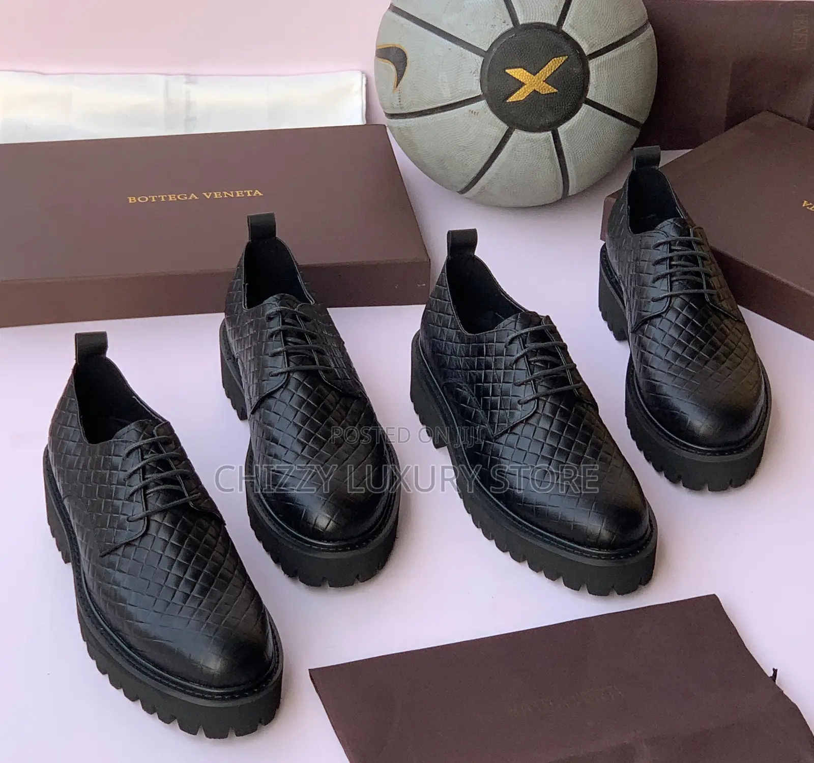 Bottega Veneta Quality Luxury Men Genuine Leather Cooperate Shoe