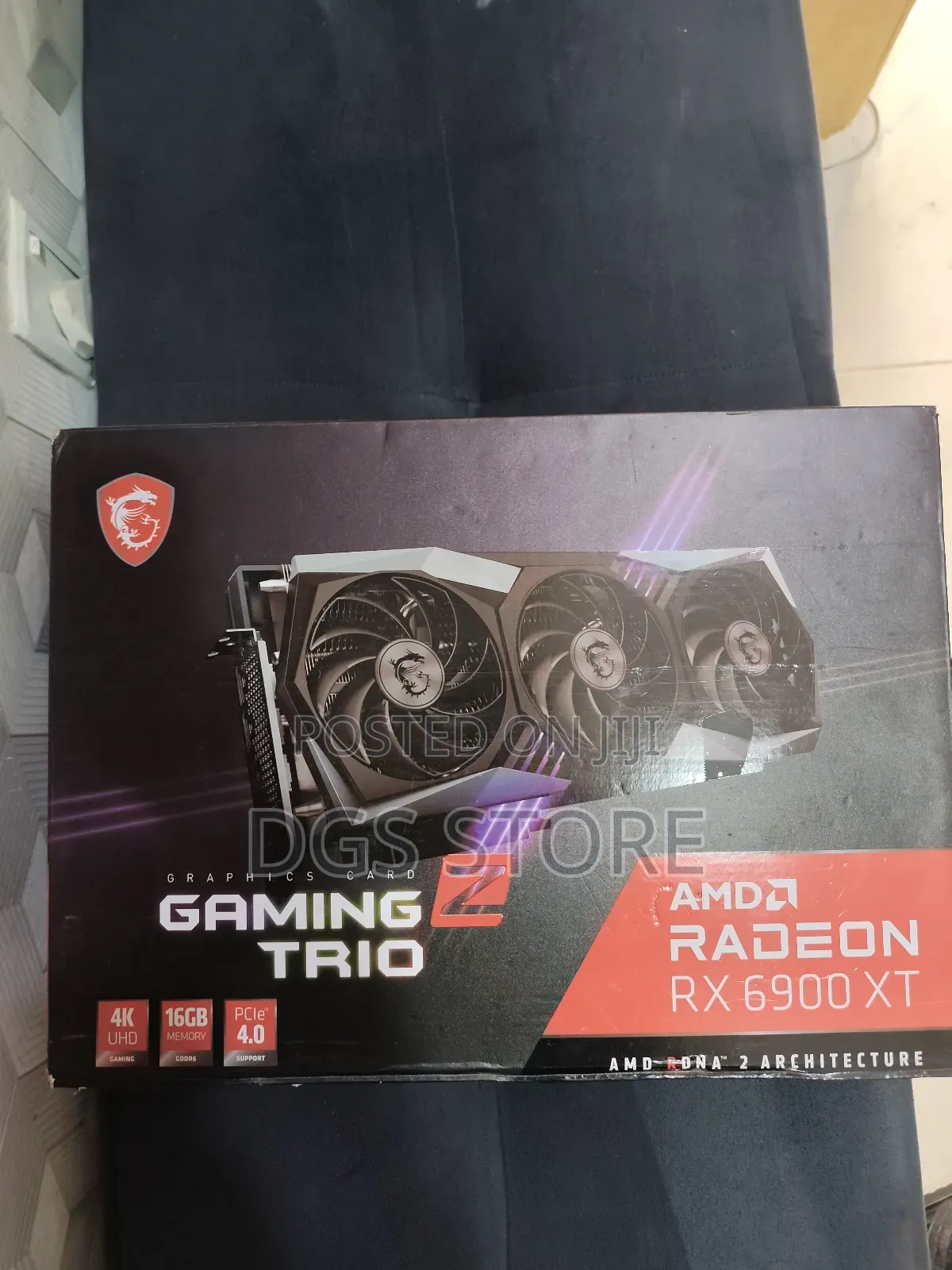 Amd Radeon Rx 6900 Xt Gaming Trio 16gb Pcle 4.0 Card