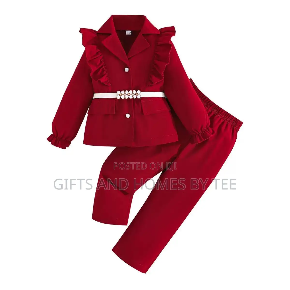 Butterfly Sleeve Suit Set