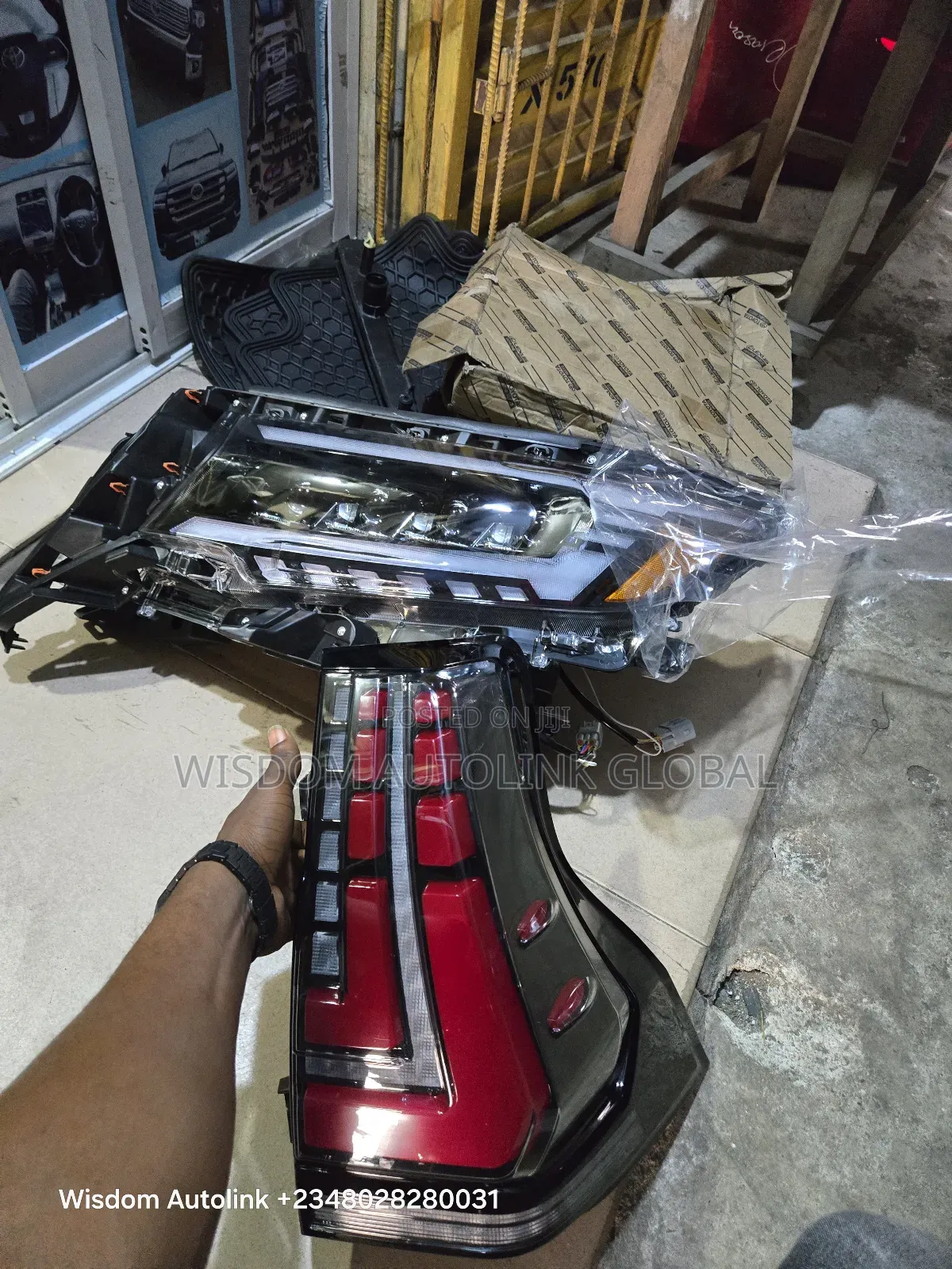 Headlights And Backlight For Prado 2018-2023 Lastest Design