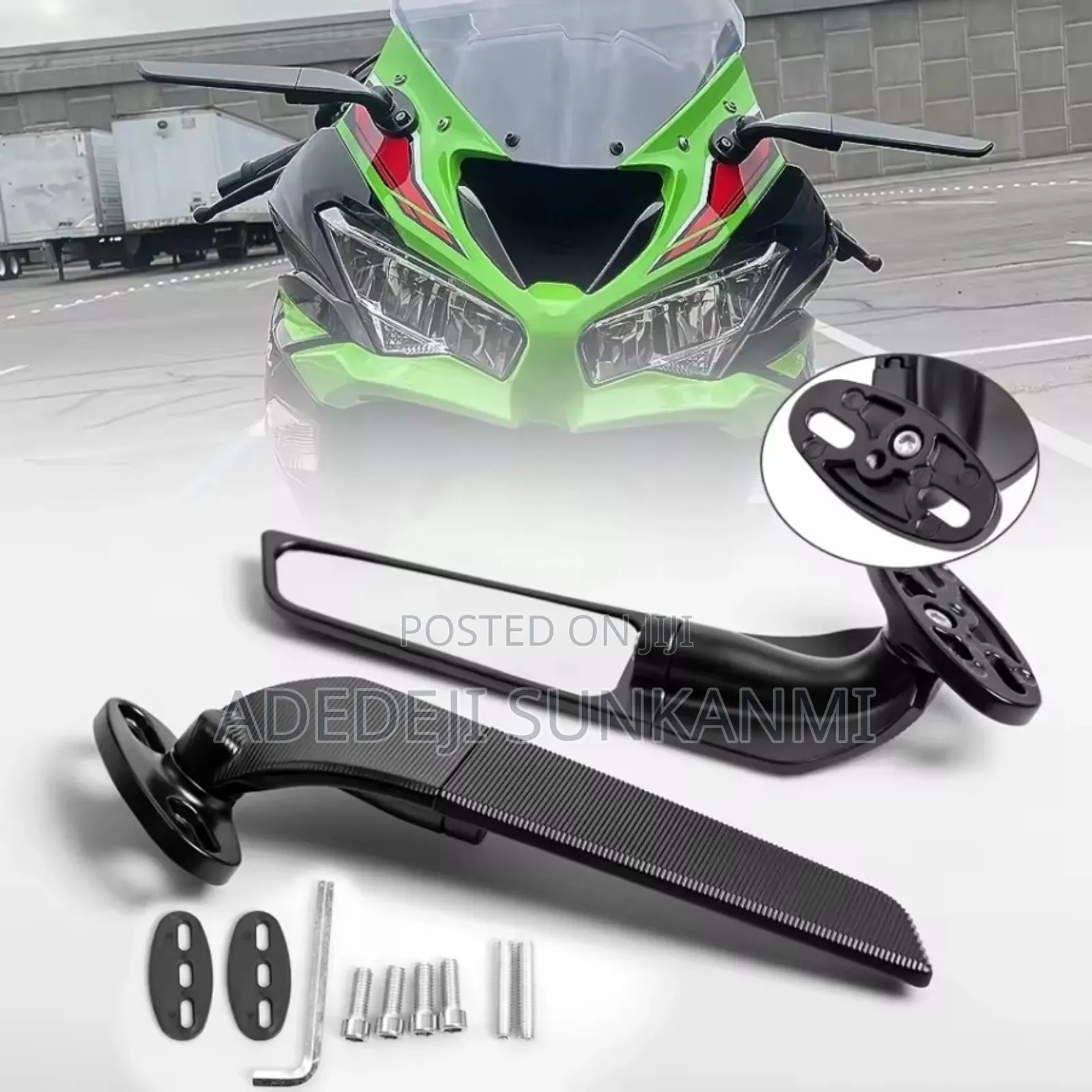 Motorcycle Powerbike Foldable Stealth Mirror
