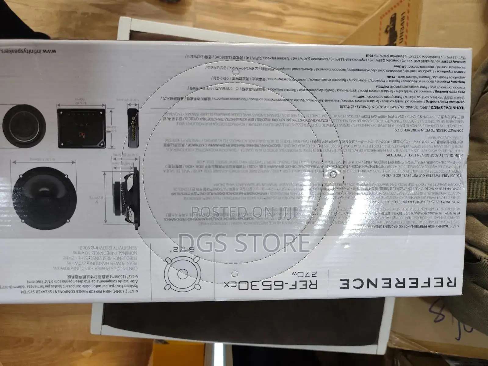 Infinity Harman Reference Car Speaker Ref 6530cx