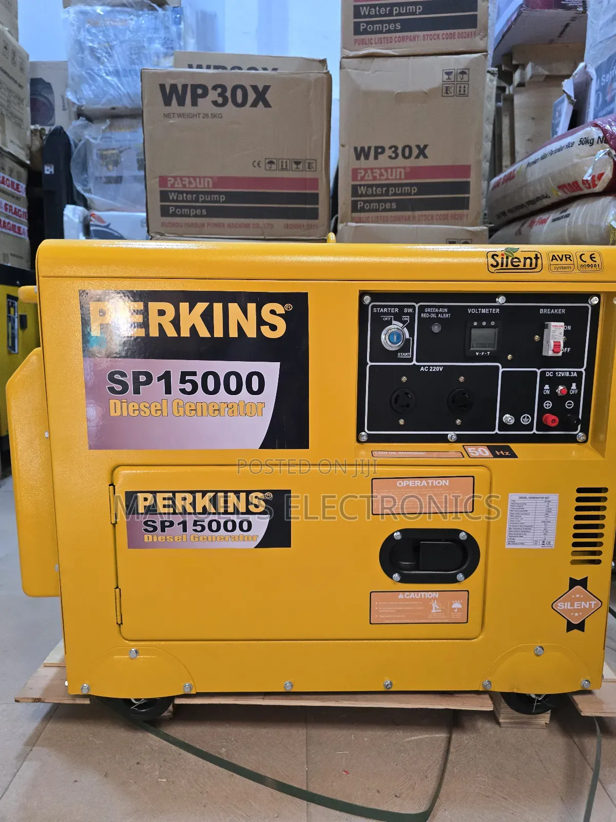 Original Perkins Diesel Soundproof Gen 12.5kva 100%Copper Coil