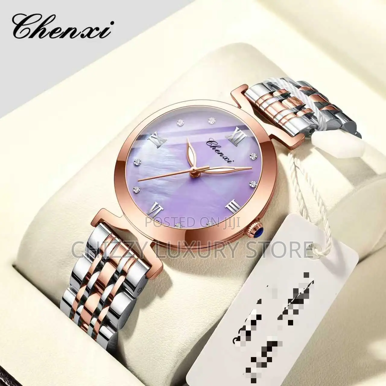 Chopard Quality Luxury Men Chain Strap Wristwatch.