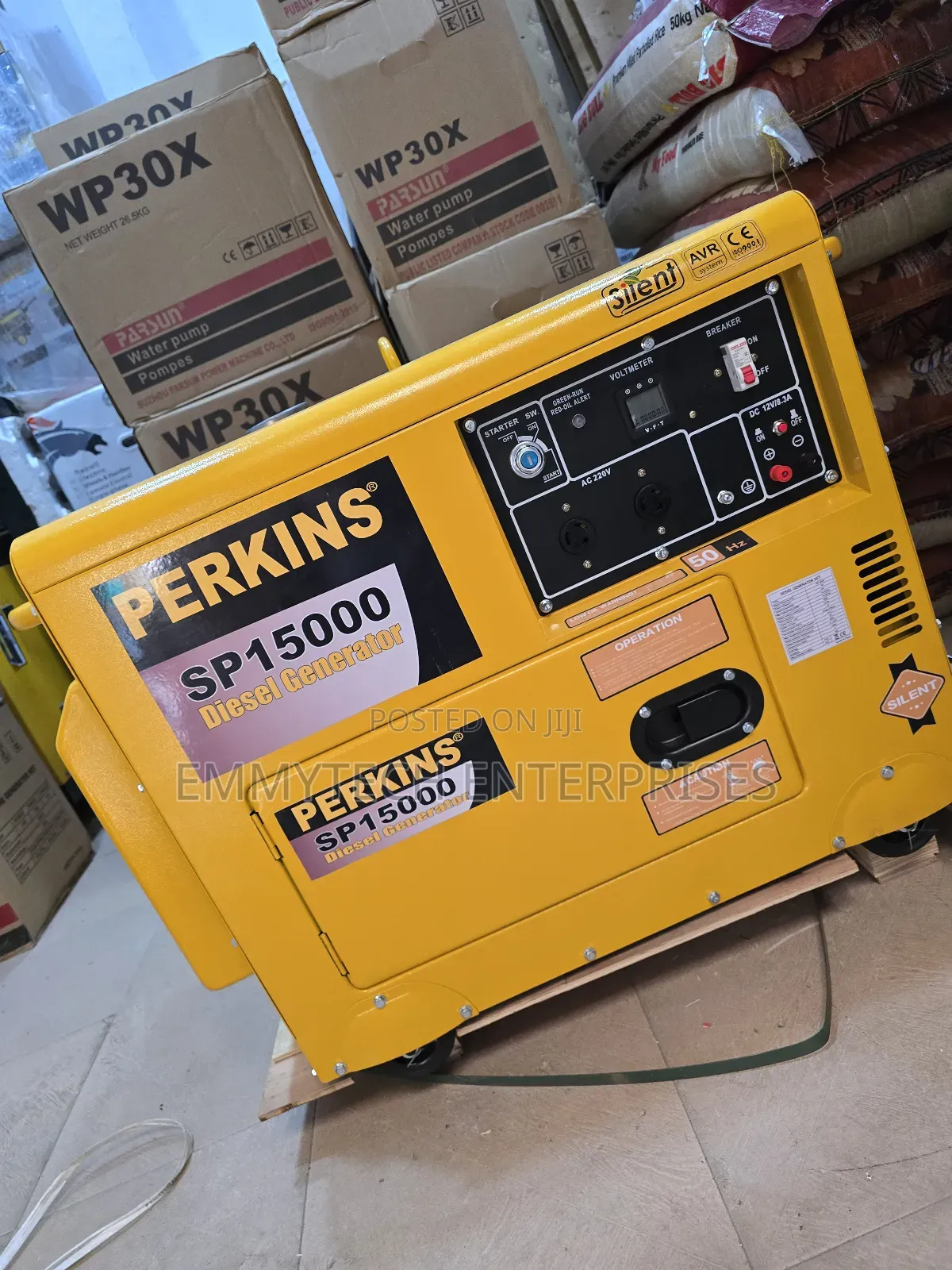 Perkins Diesel Soundproof Gen 1years Wty 12.5kva
