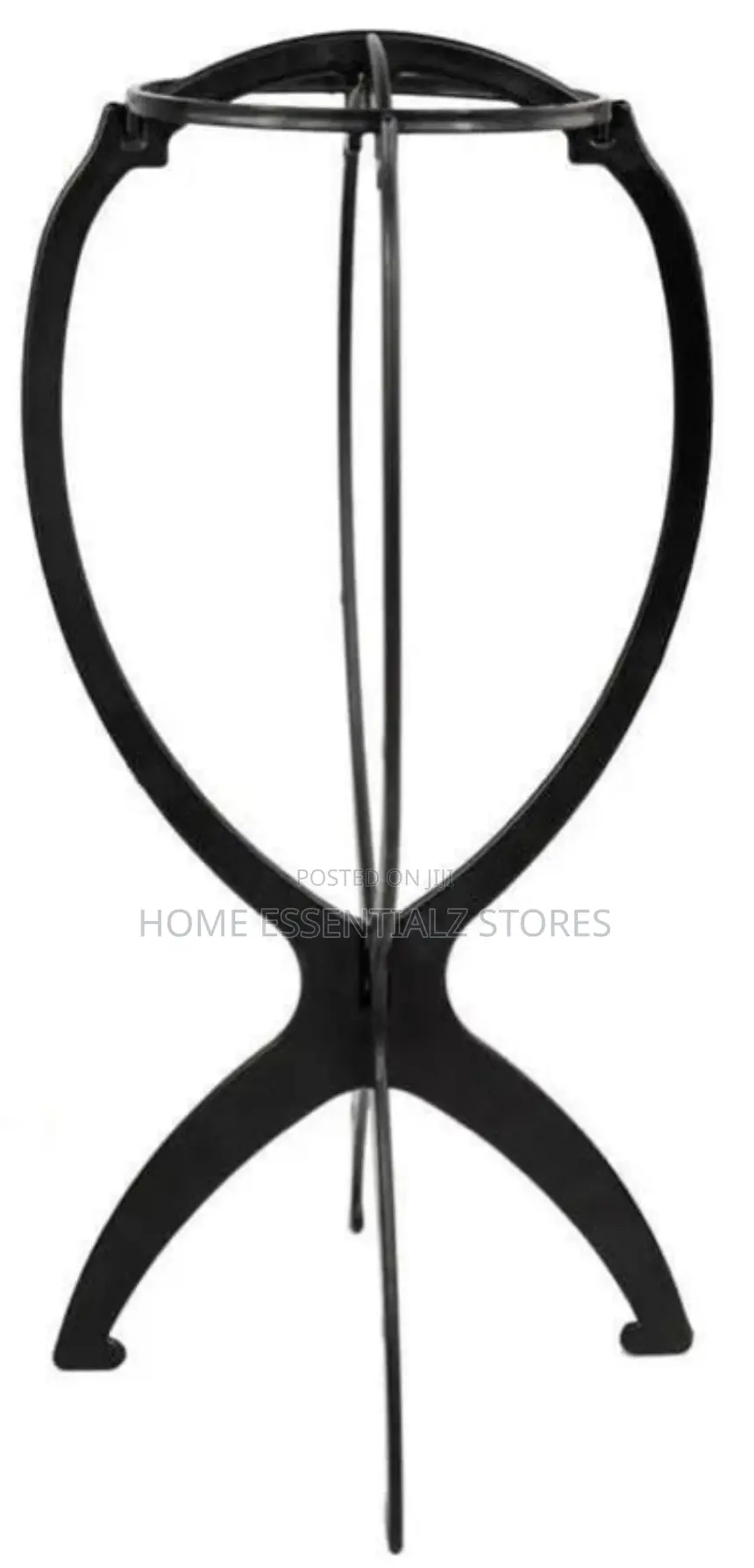 Foldable Plastic Wig Stand Holder - Strong Quality Wig Stand
