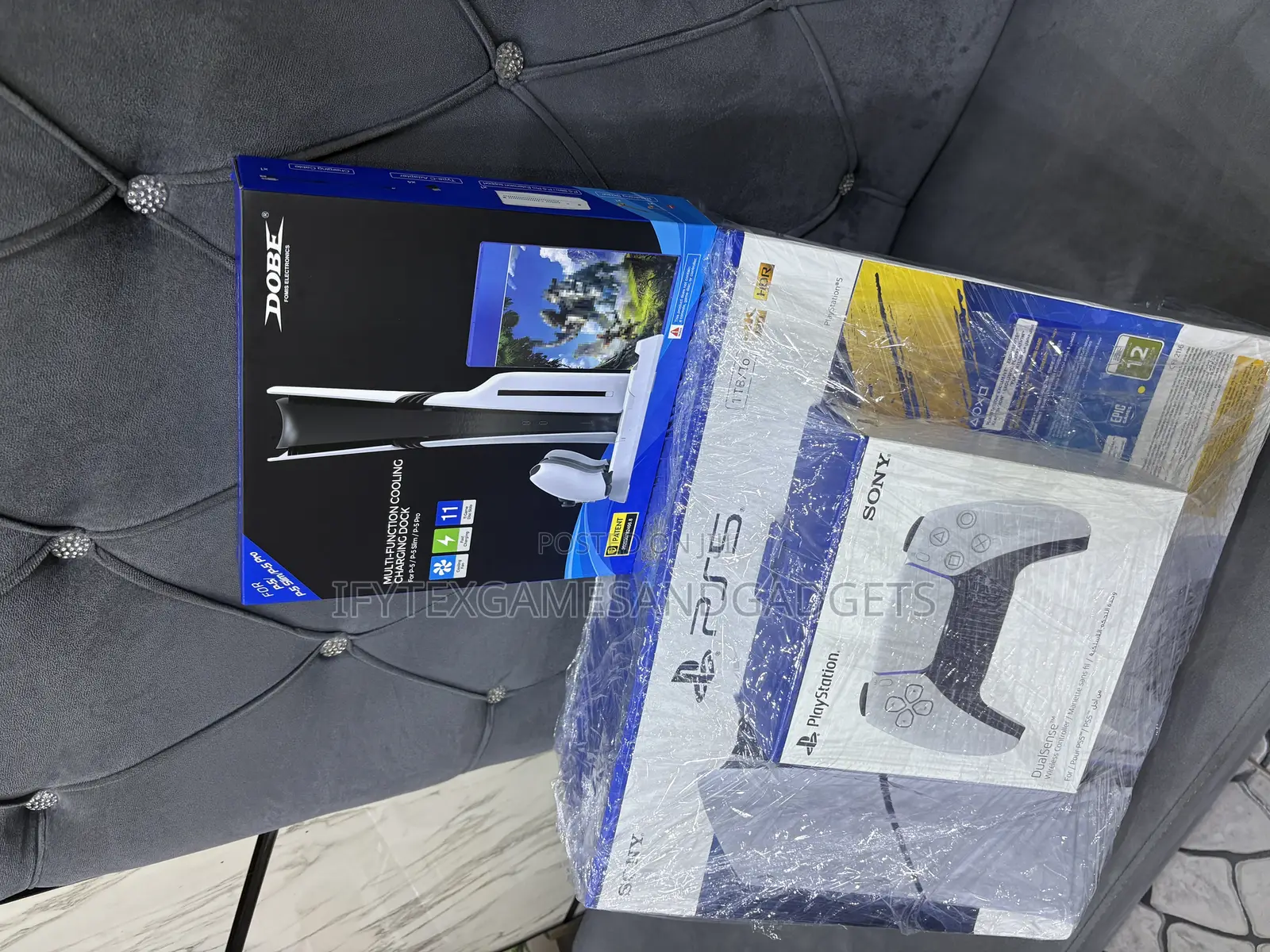 Ps 5 Slim 1tb New , With Extra Pad and 12 Latest Games