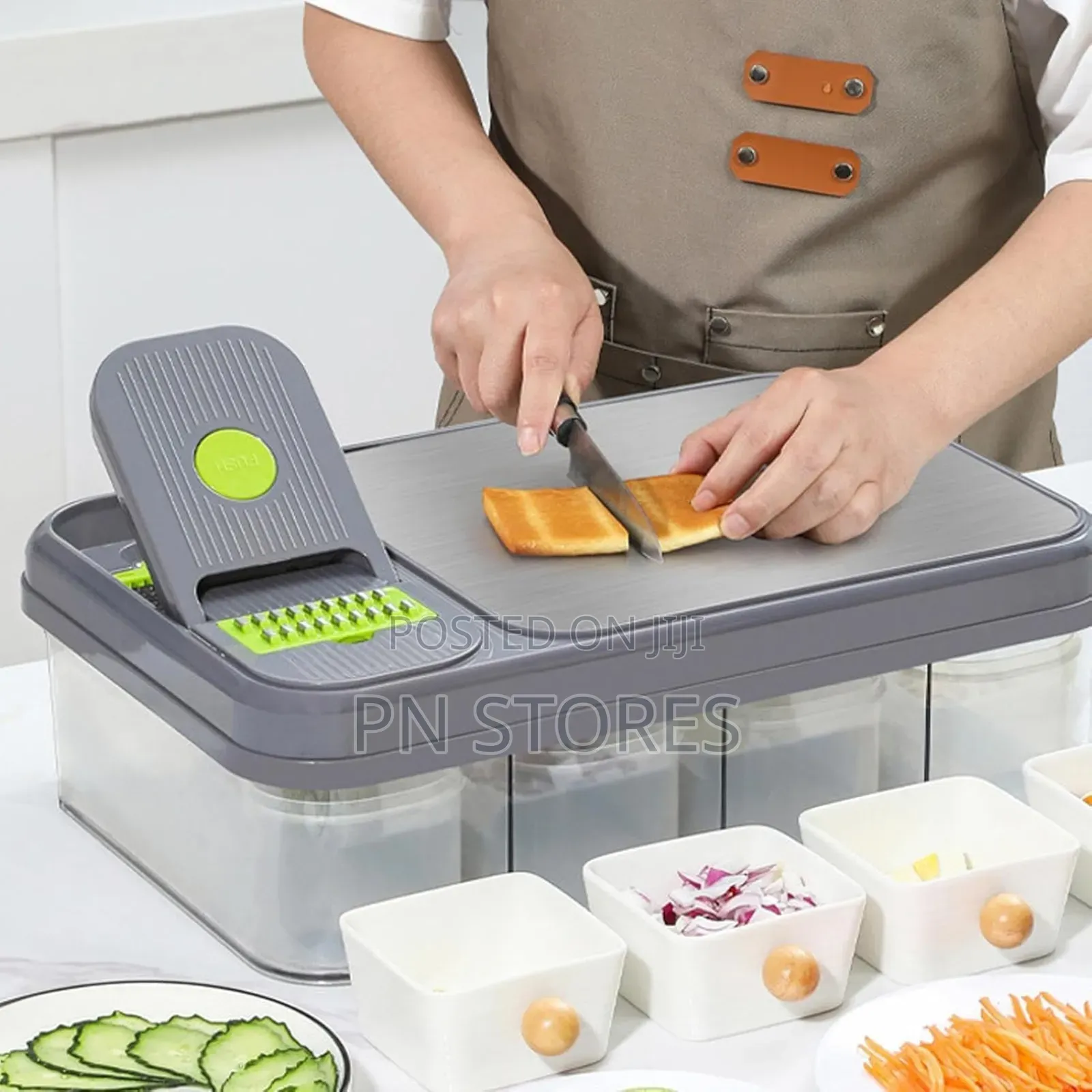 15 in 1 Multifunctional Vegetable Slicer With Chopping Board