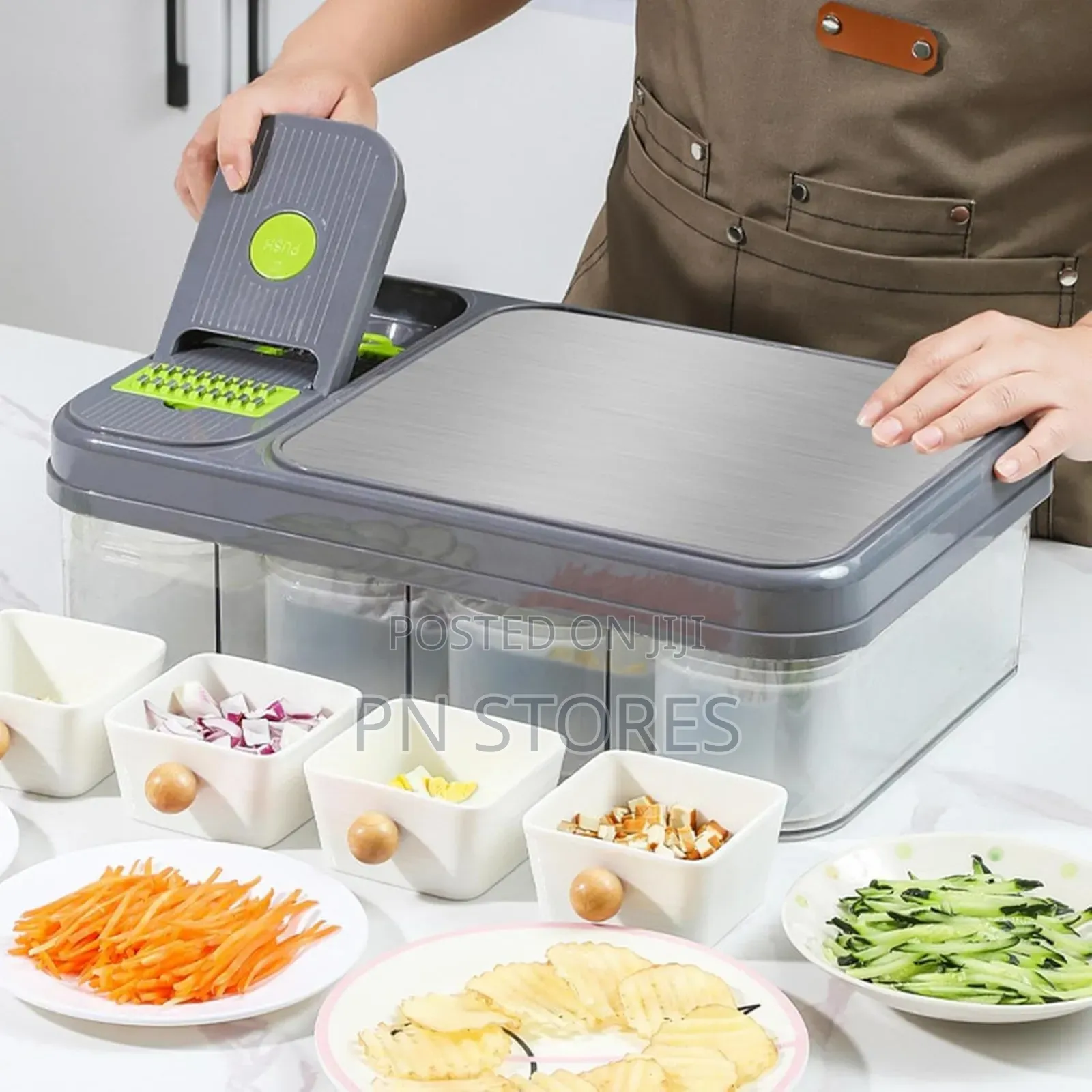 15 in 1 Multifunctional Vegetable Slicer With Chopping Board
