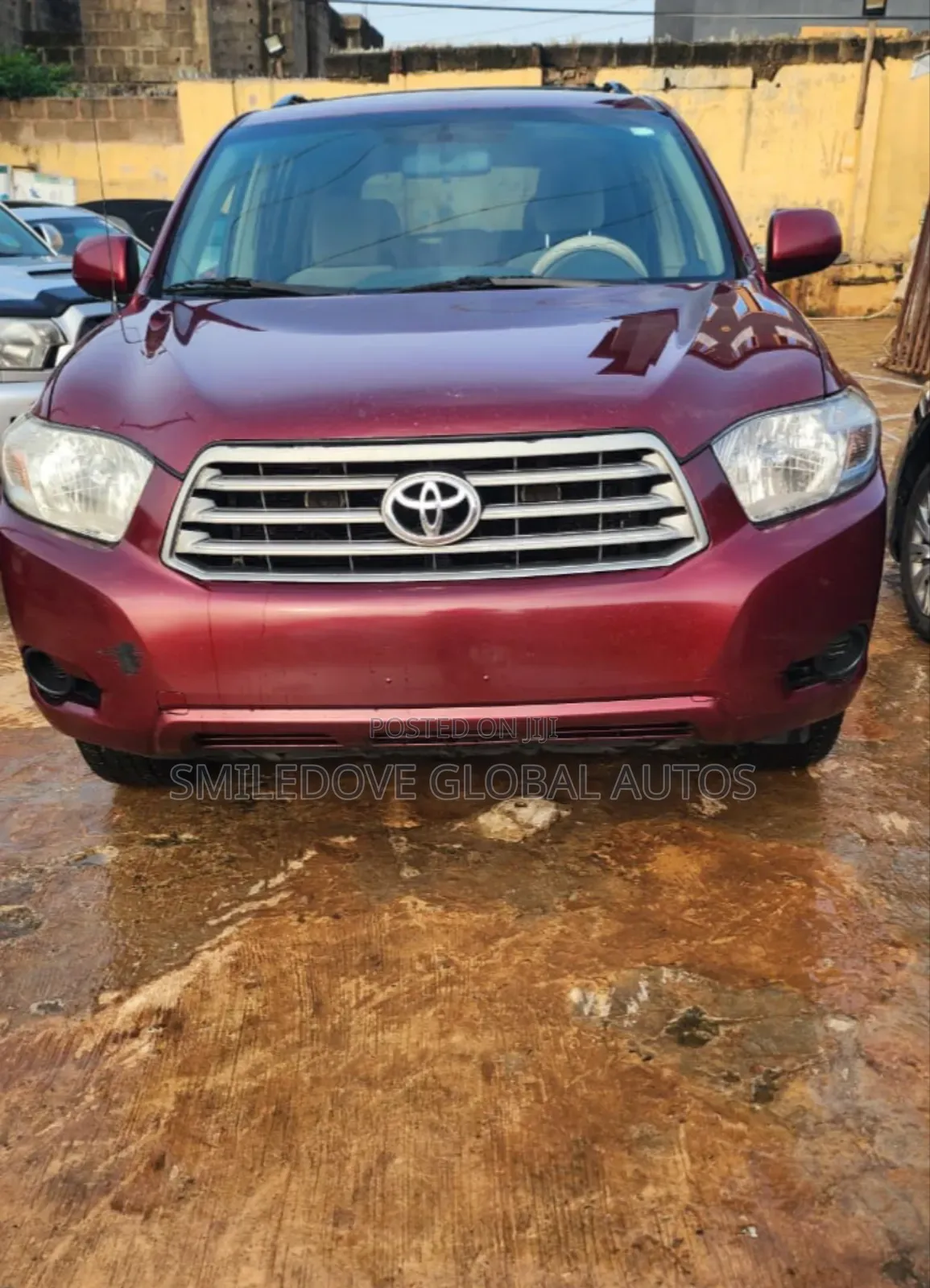 Toyota Highlander 2008 Burgundy