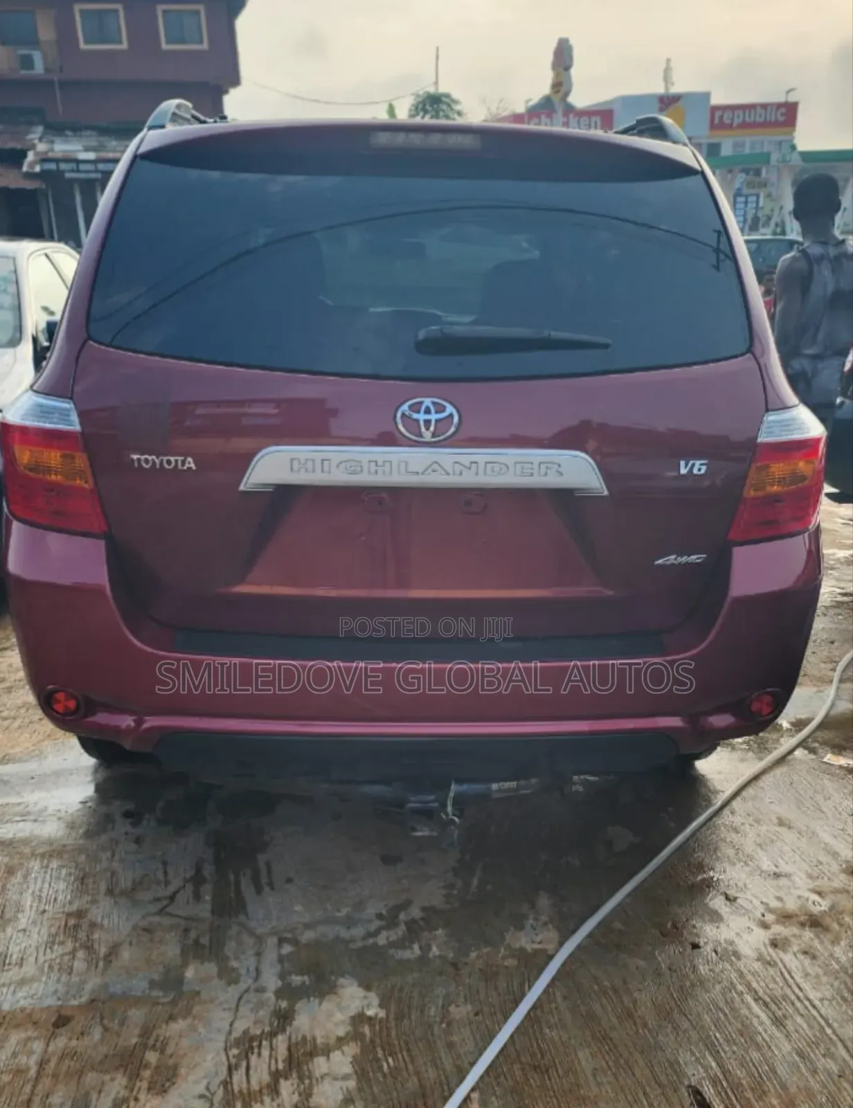 Toyota Highlander 2008 Burgundy