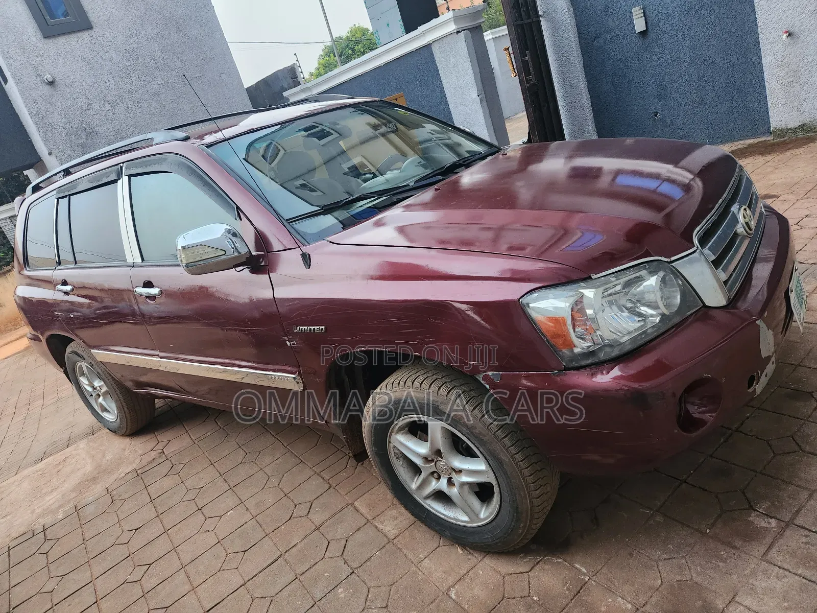 Toyota Highlander V6 AWD 2003 Red