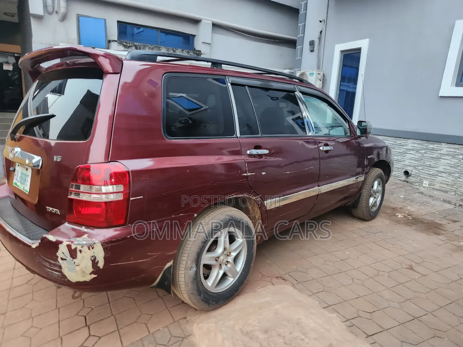 Toyota Highlander V6 AWD 2003 Red