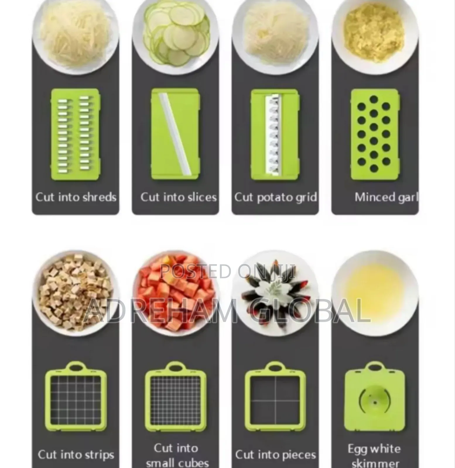 15 In1 Multifunctional Vegetable Slicer With 4 Basket Stainless Board