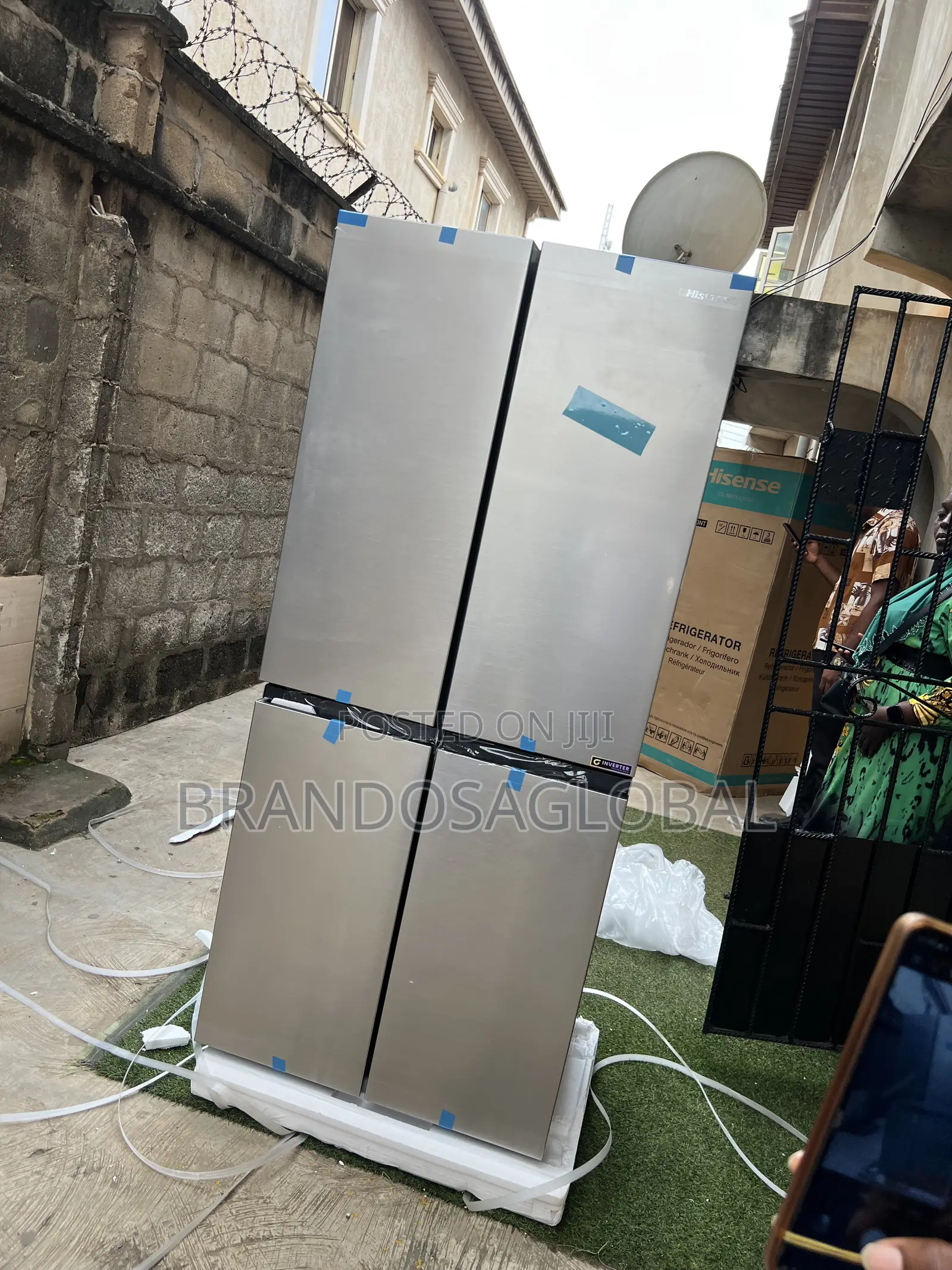 Hisense Rq-54ws Side by Side Fridge 392l Premium Build