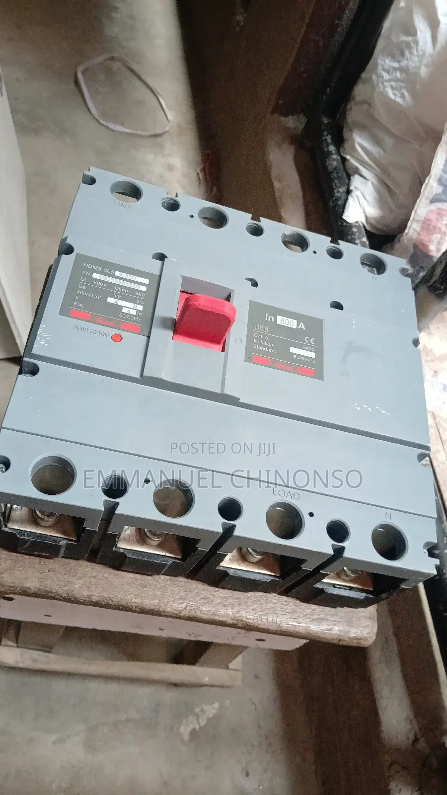 800a 4pole McCb Hemel Breaker