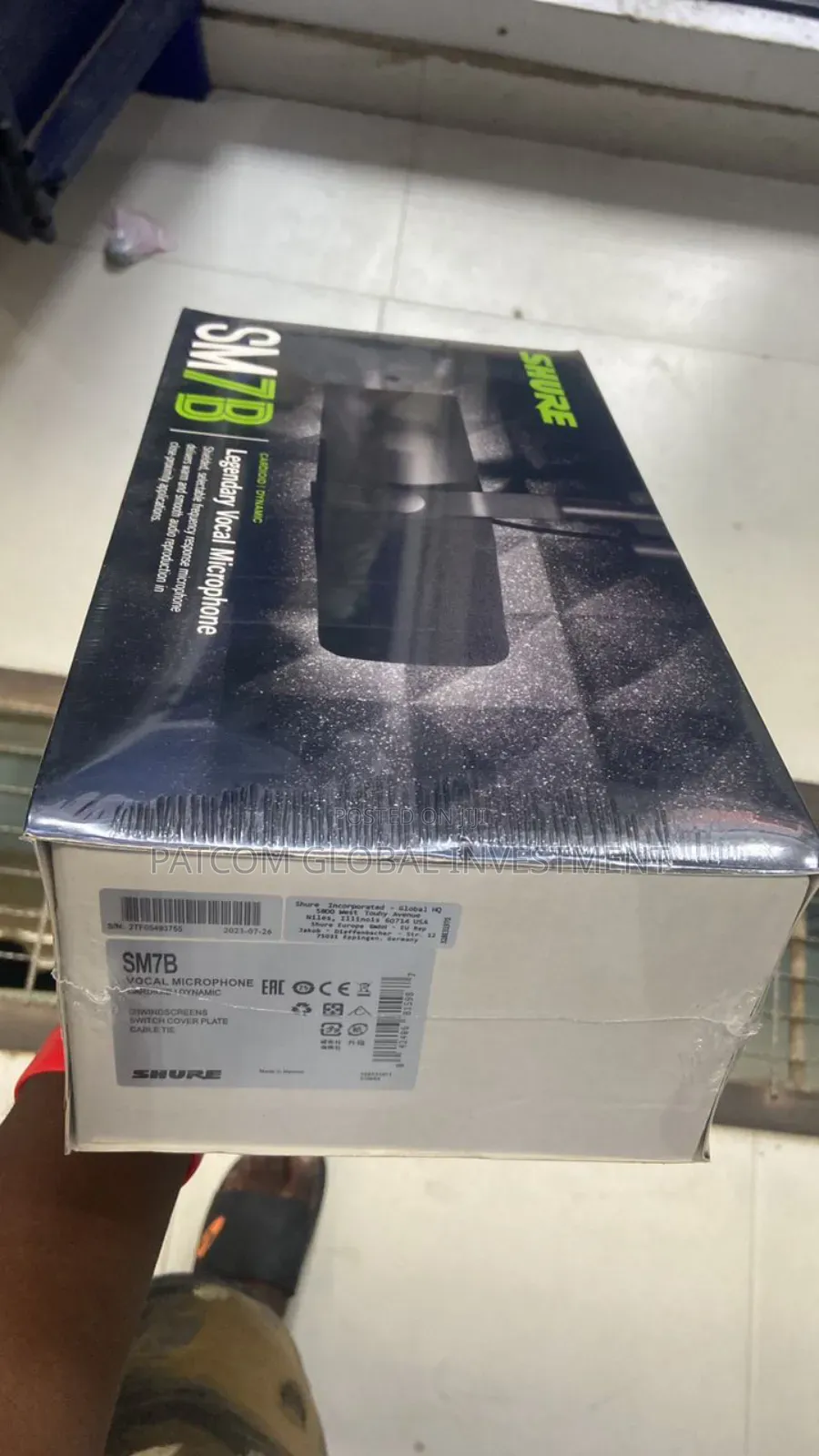 Shure Sm7b Studio Podcast Microphone