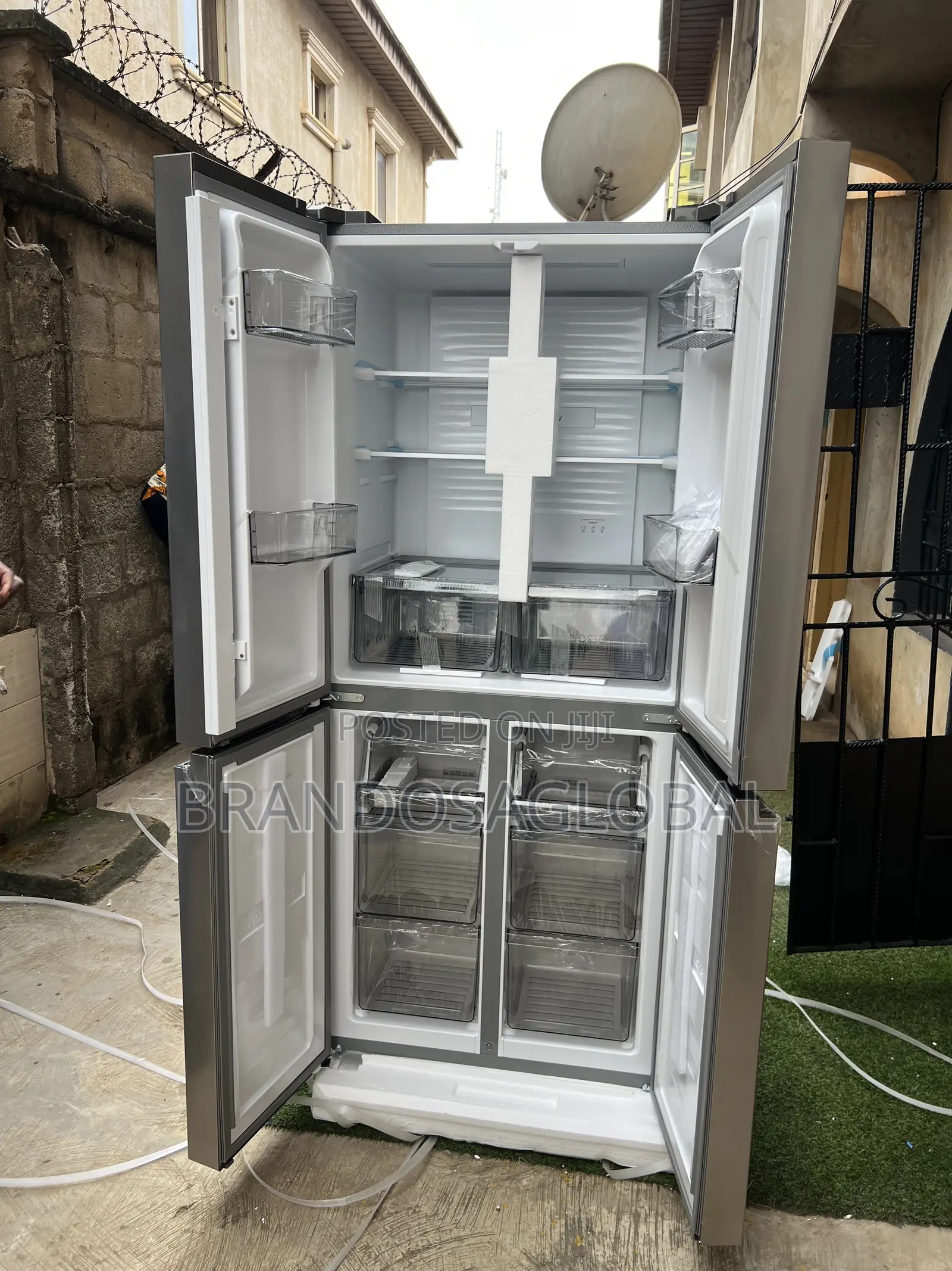 Hisense Rq-54ws Side by Side Fridge Spacious Design