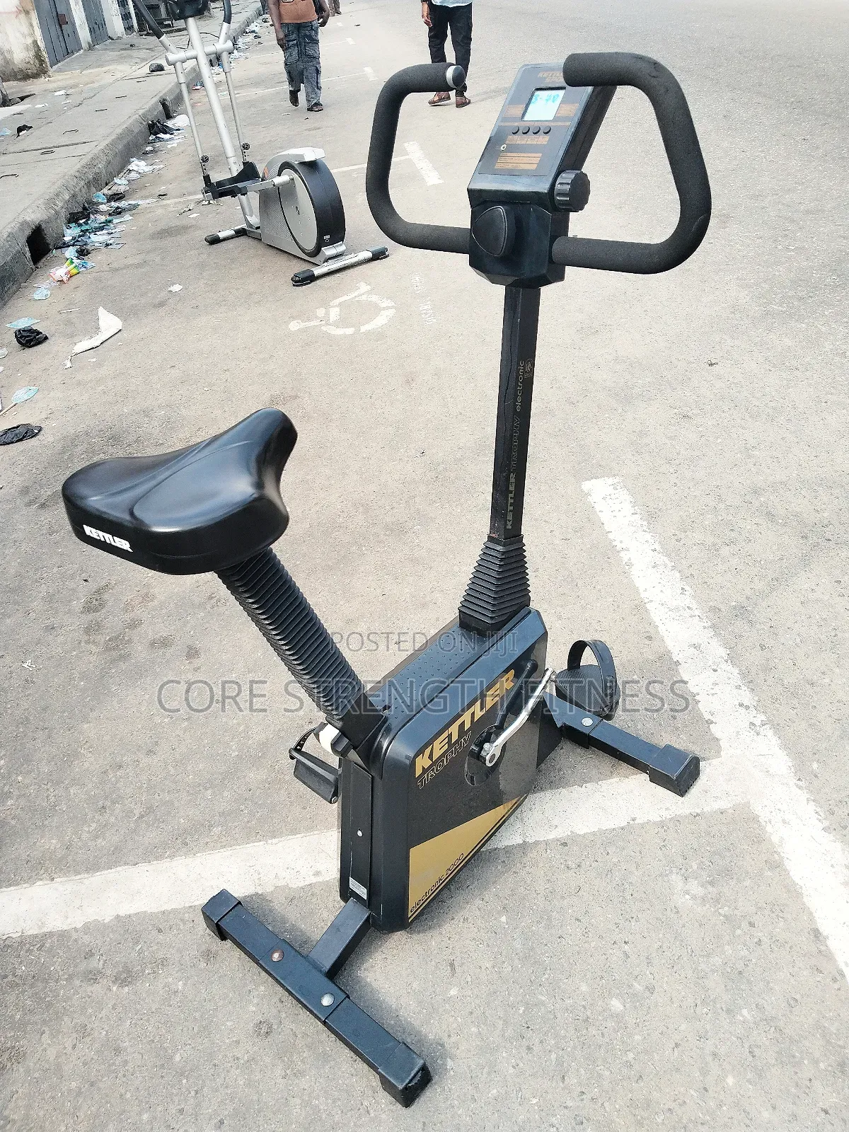 German Fairly Used Kettler Trophy Exercise Stationary Bike