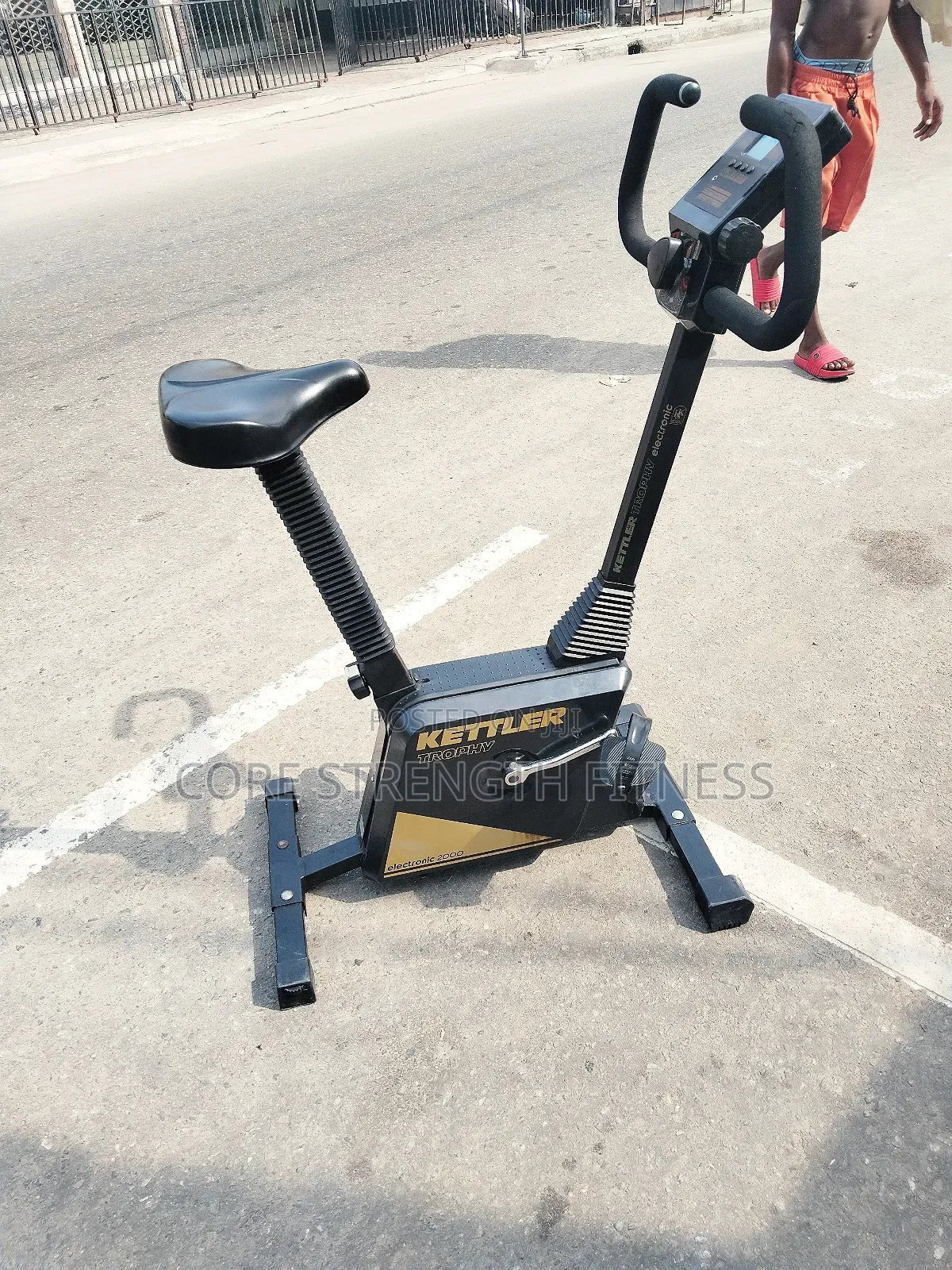 German Fairly Used Kettler Trophy Exercise Stationary Bike