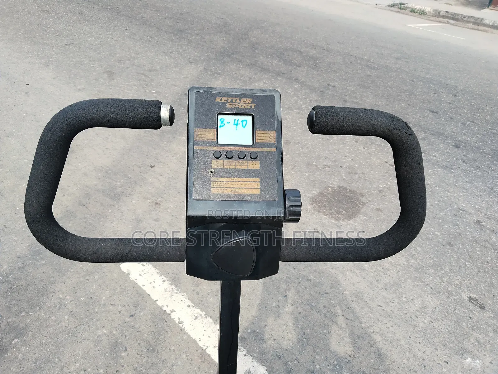 German Fairly Used Kettler Trophy Exercise Stationary Bike
