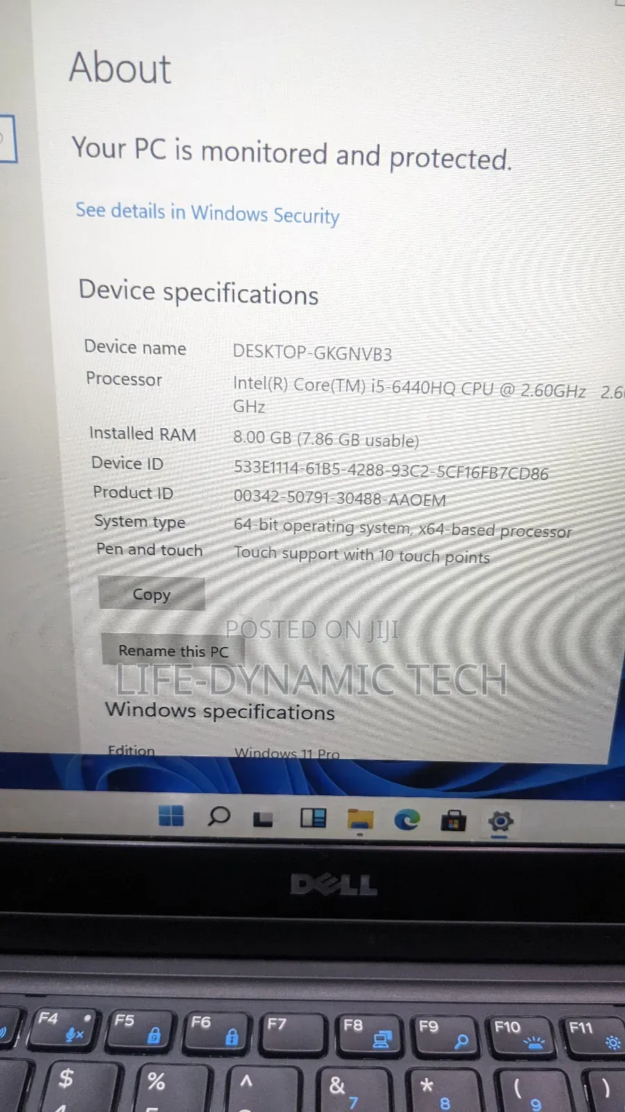 Laptop Dell Latitude 5480 8GB Intel Core I5 SSD 256GB