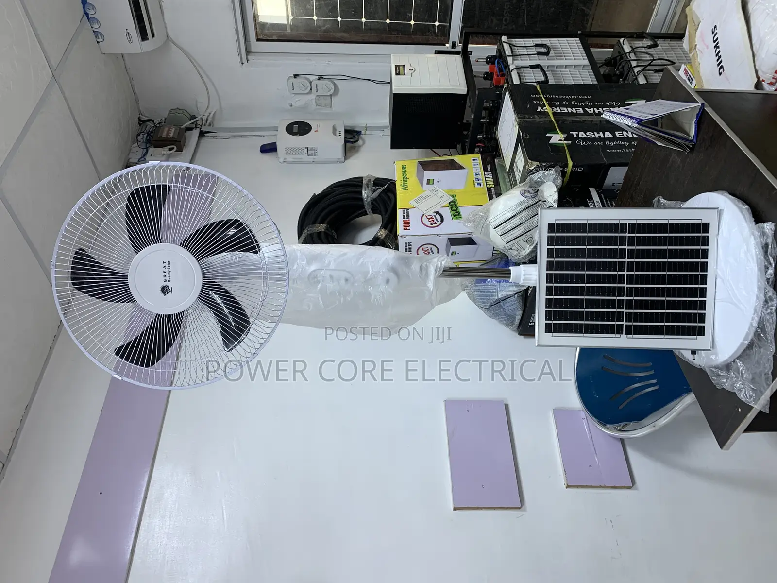 16 Inches Solar Rechargeable Fan
