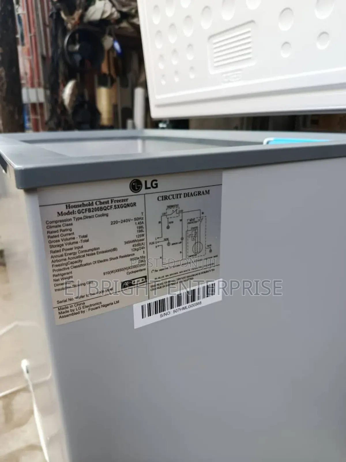 Lg Freezer 200l