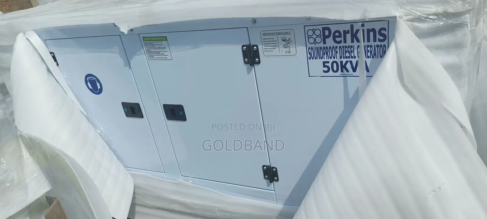 Perkins 50kva Diesel Generator – Soundproof Canopy