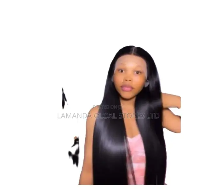 Full Frontal Silky Straight Pure Human Hair Wig With 30'inches