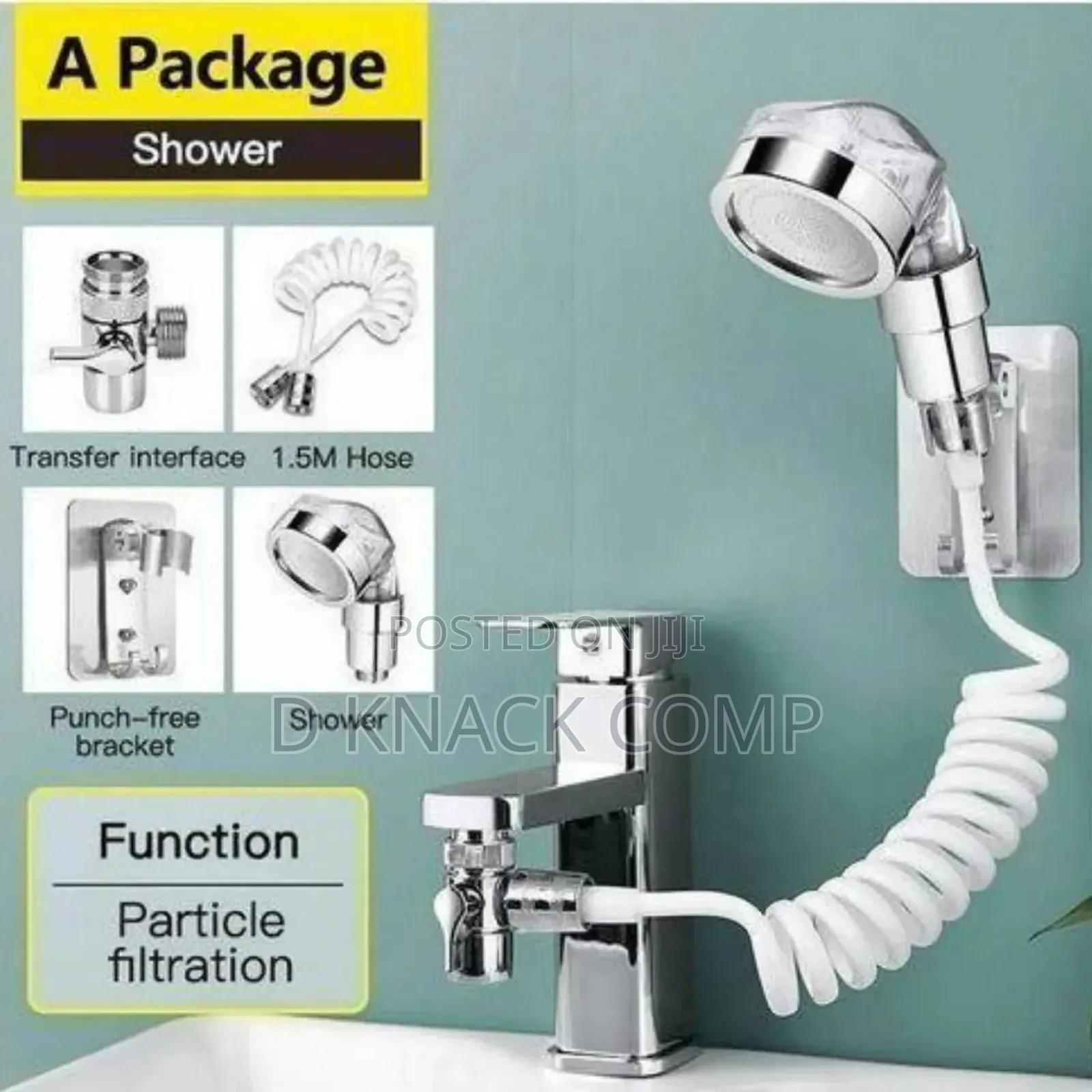 4 Piece Sink Faucet Exterior Shower Setting