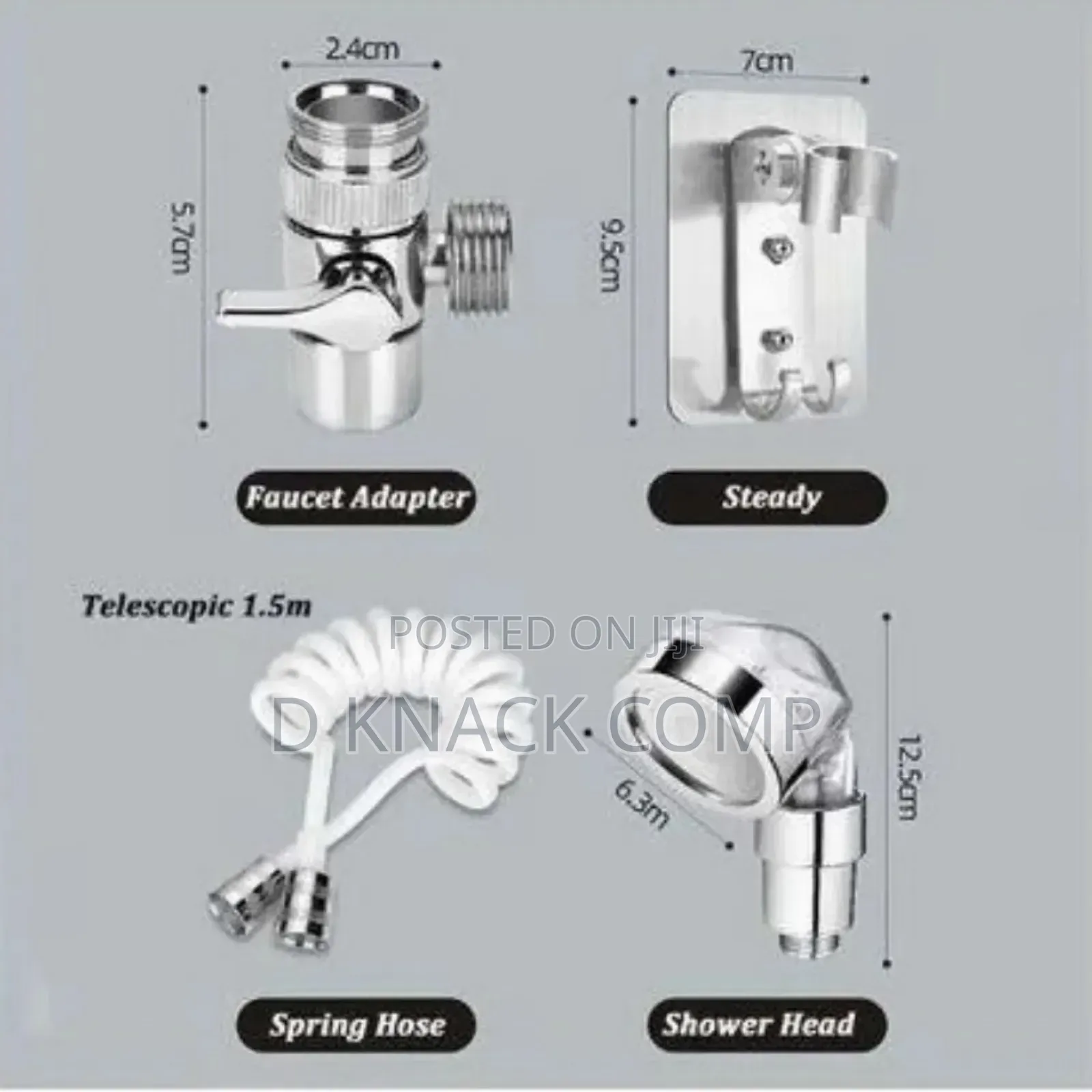 4 Piece Sink Faucet Exterior Shower Setting