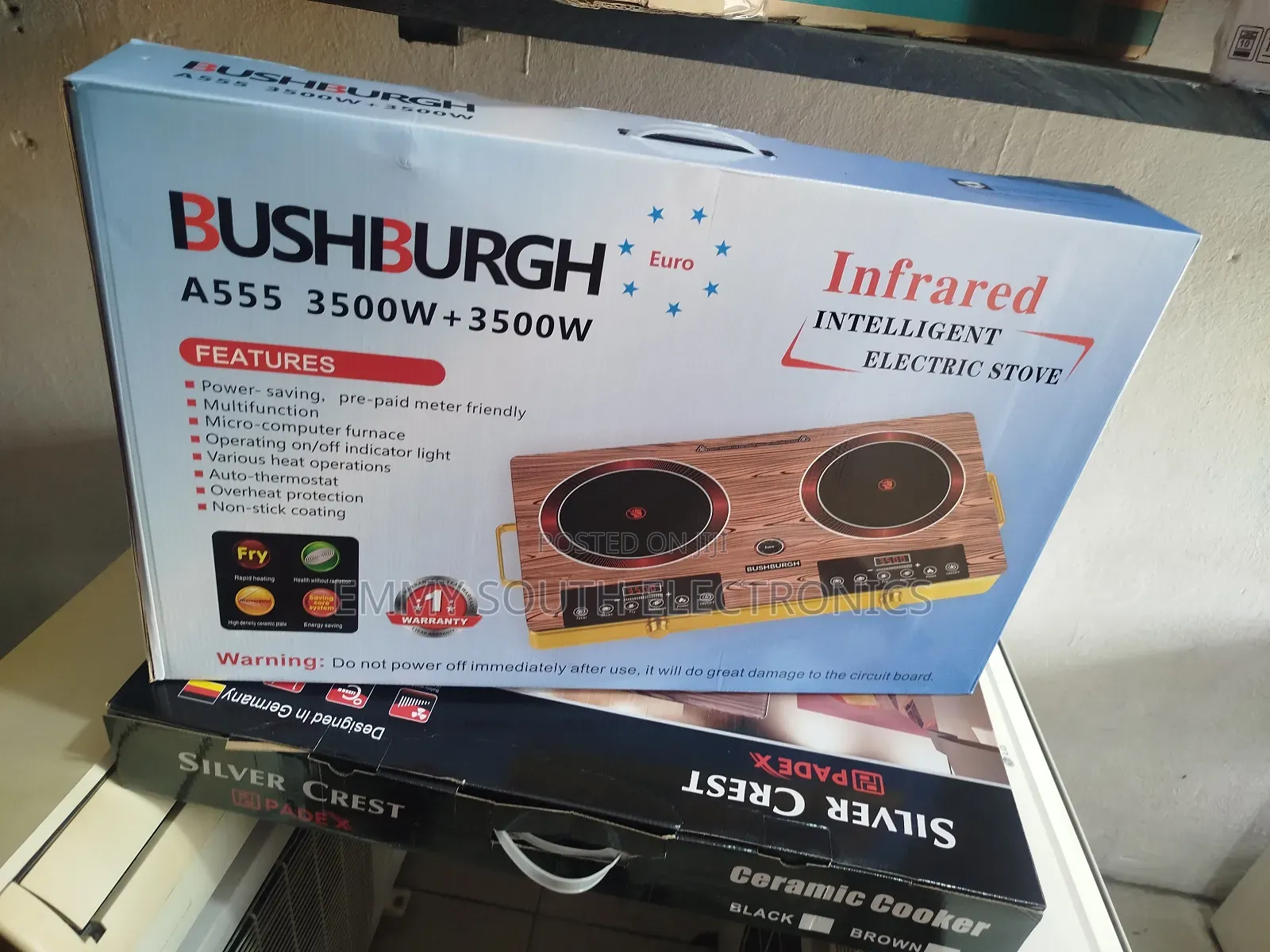 Bush Burgh Infrared Intelligent Electric Stove
