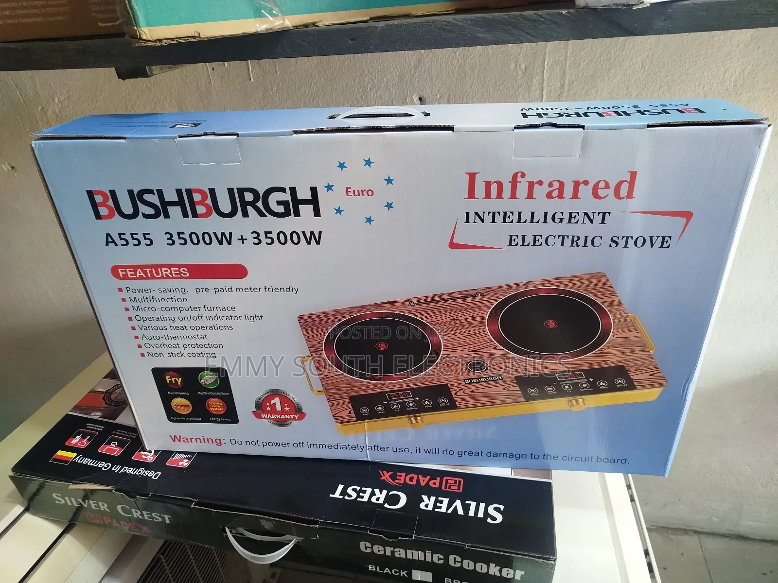 Bush Burgh Infrared Intelligent Electric Stove