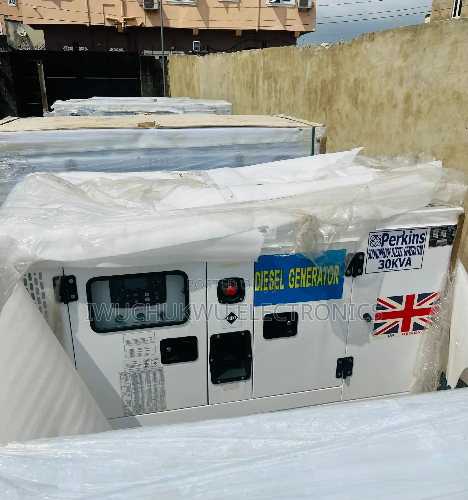 Brand New Sp-30kva Perkins 4 Cylinder 100% Copper Soundproof Generator