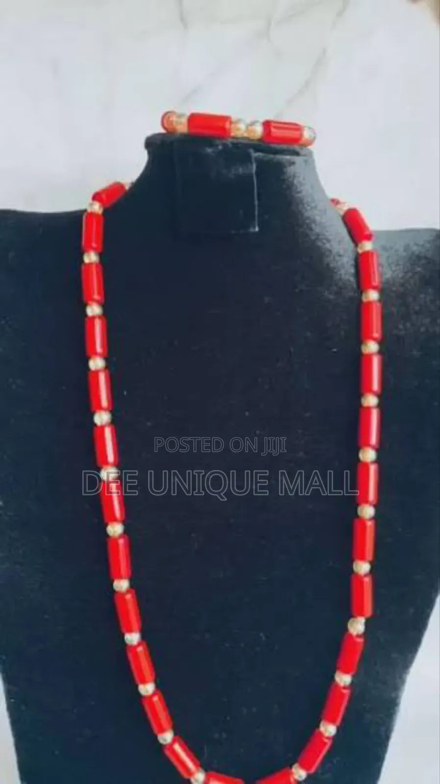 Unisex Coral Beads for Wedding and Occasions