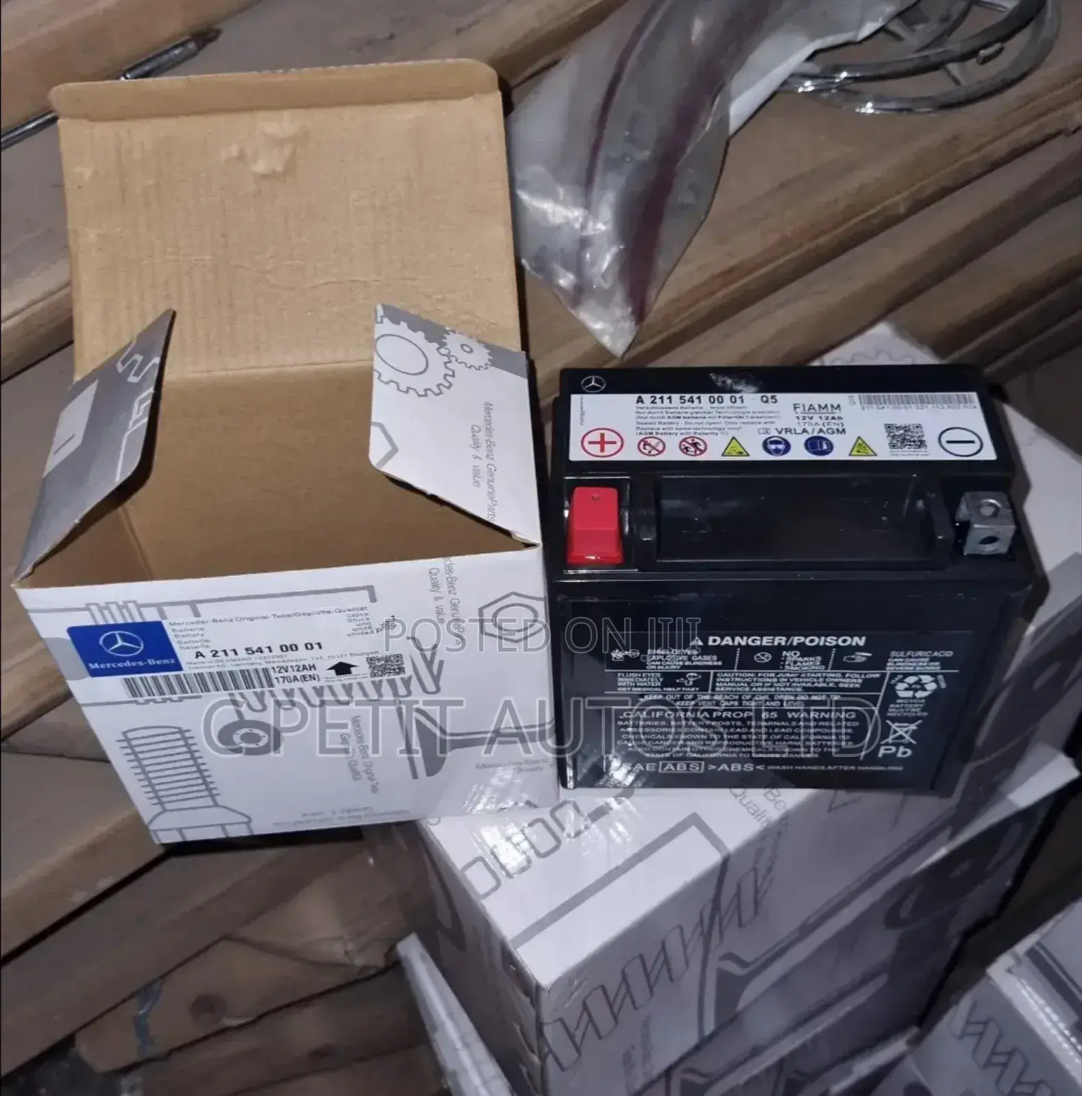 Mercedes Benz Auxiliary Battery