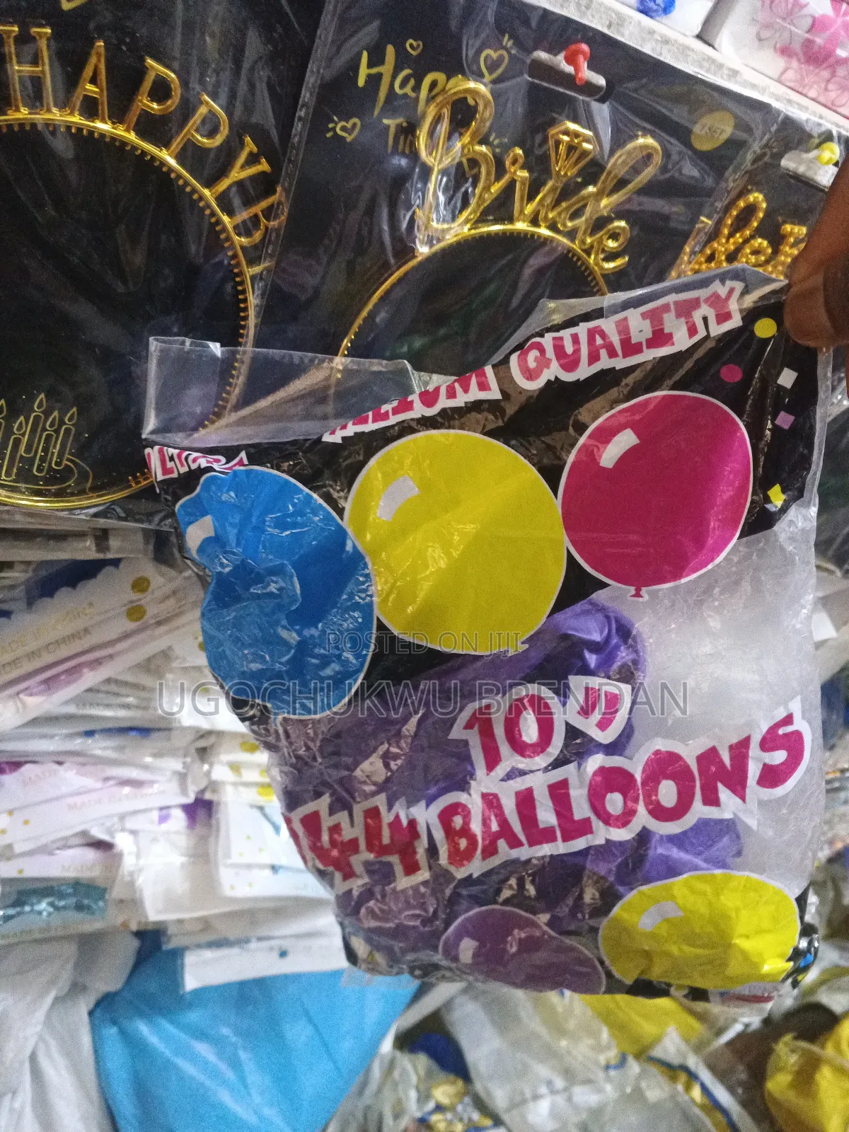 144 Party Balloons (10pkts 40,000)