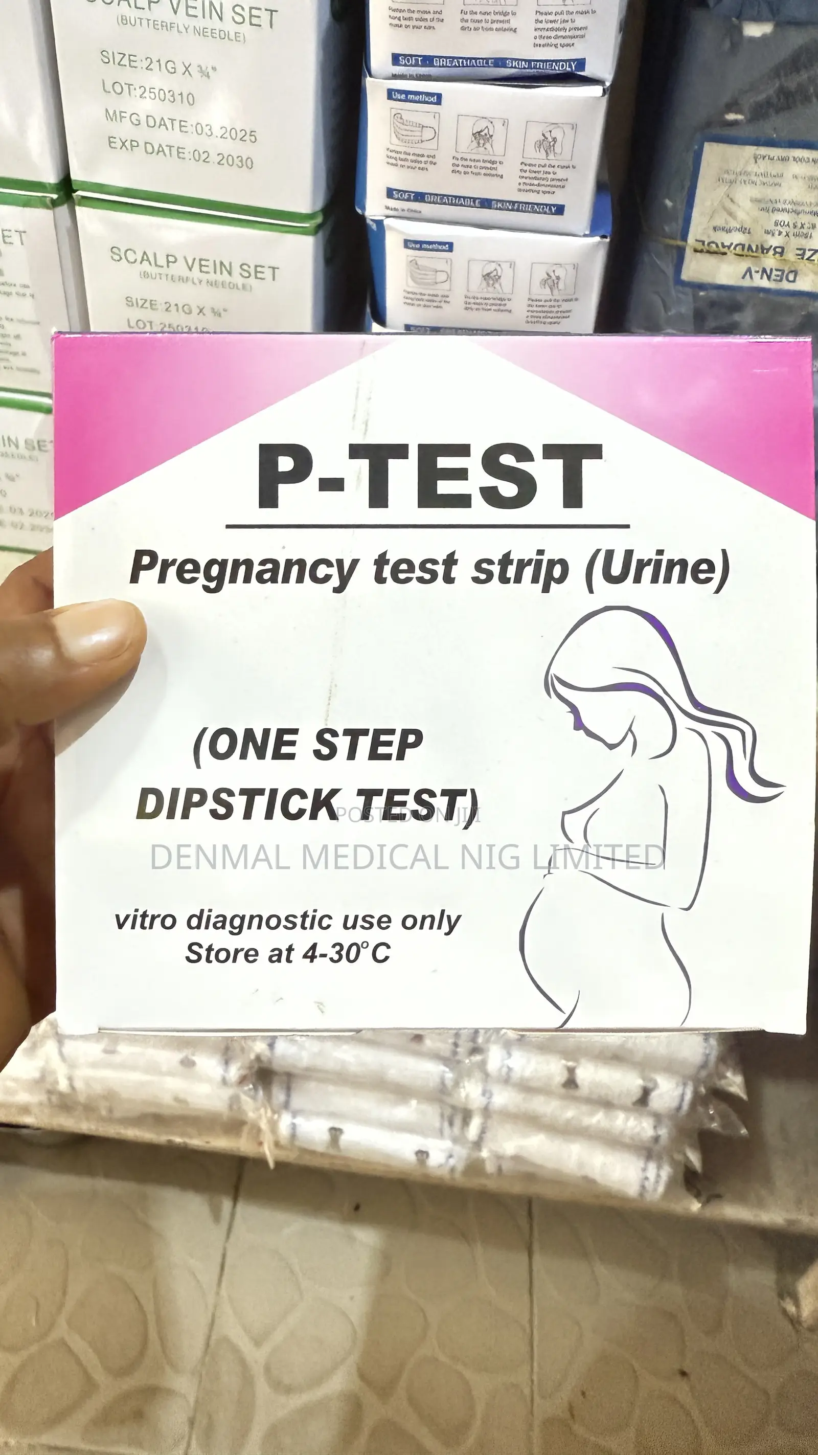 Pregnant Test Strip , One Step Dipstick Test