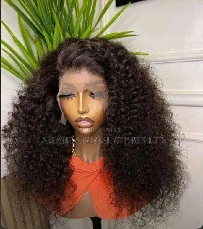 Full Frontal Curly Unit Human Hair Grade8a 20'inches