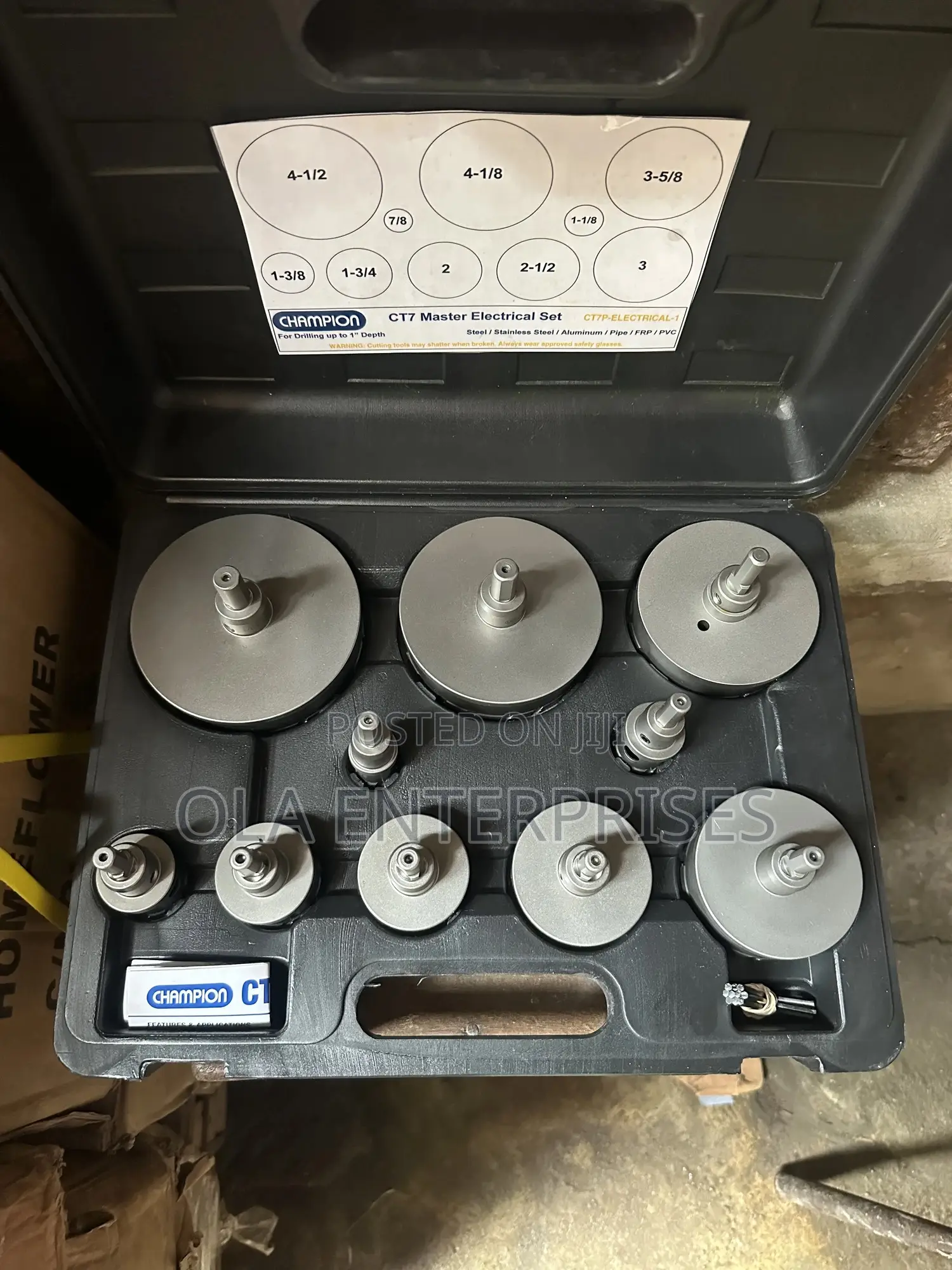 10-Piece Carbide-Tipped Hole Saw