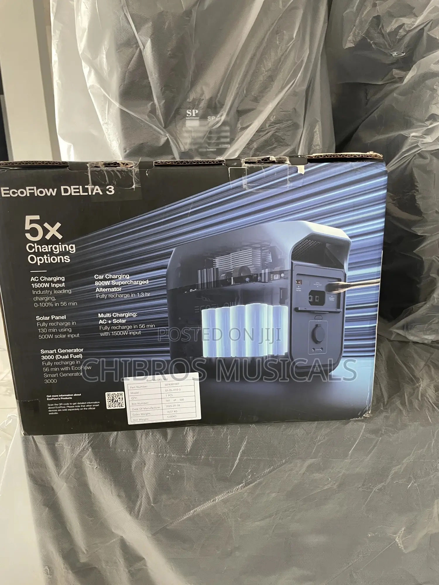 Ecoflow Delta 3 3600w/1024wh Solar Battery