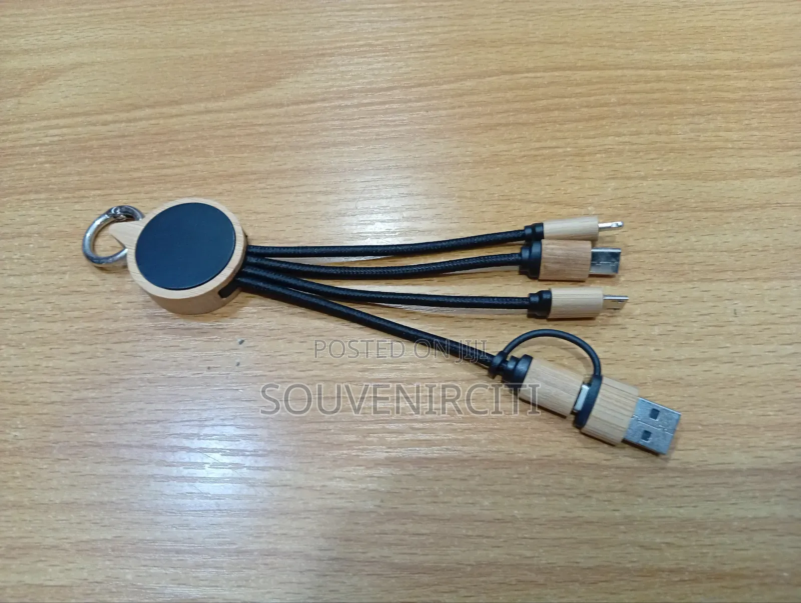 Wooden Multiple Led Charging Cable