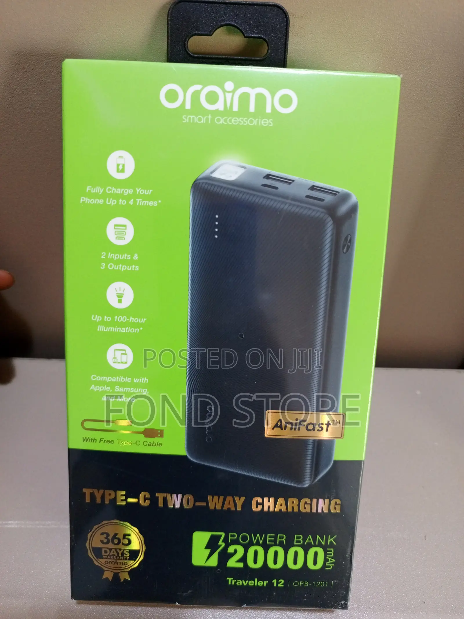 Oraimo Opb 200000mah Powerbank