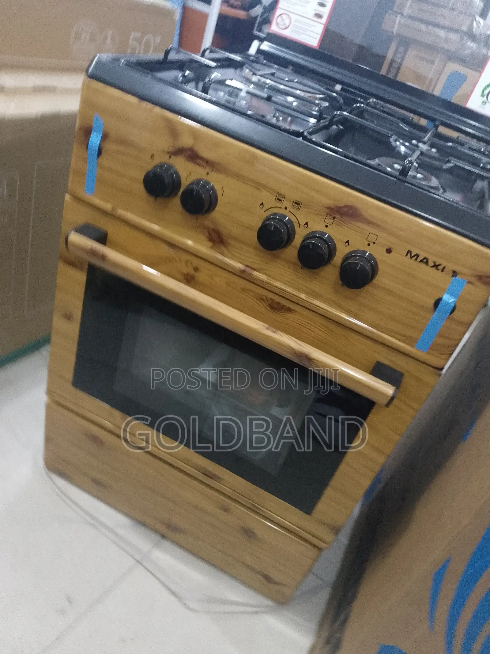 Maxi 3+1 Gas Cooker With Oven Compartment